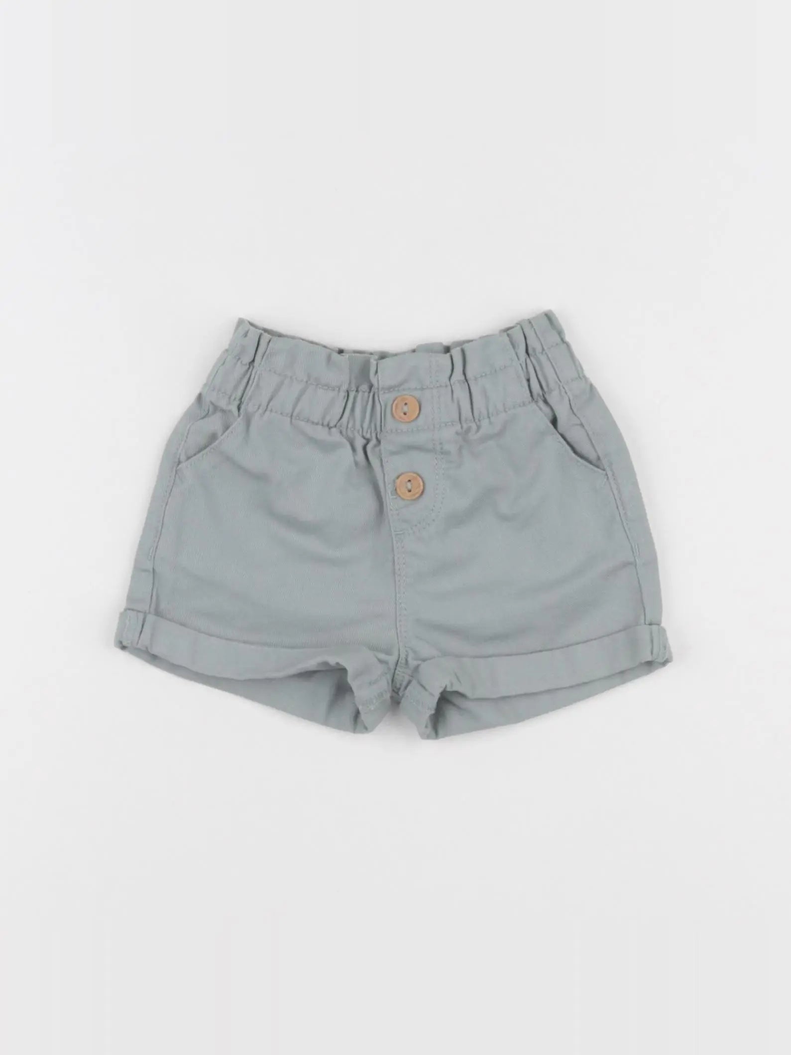 Vertbaudet - short vert - 9 mois