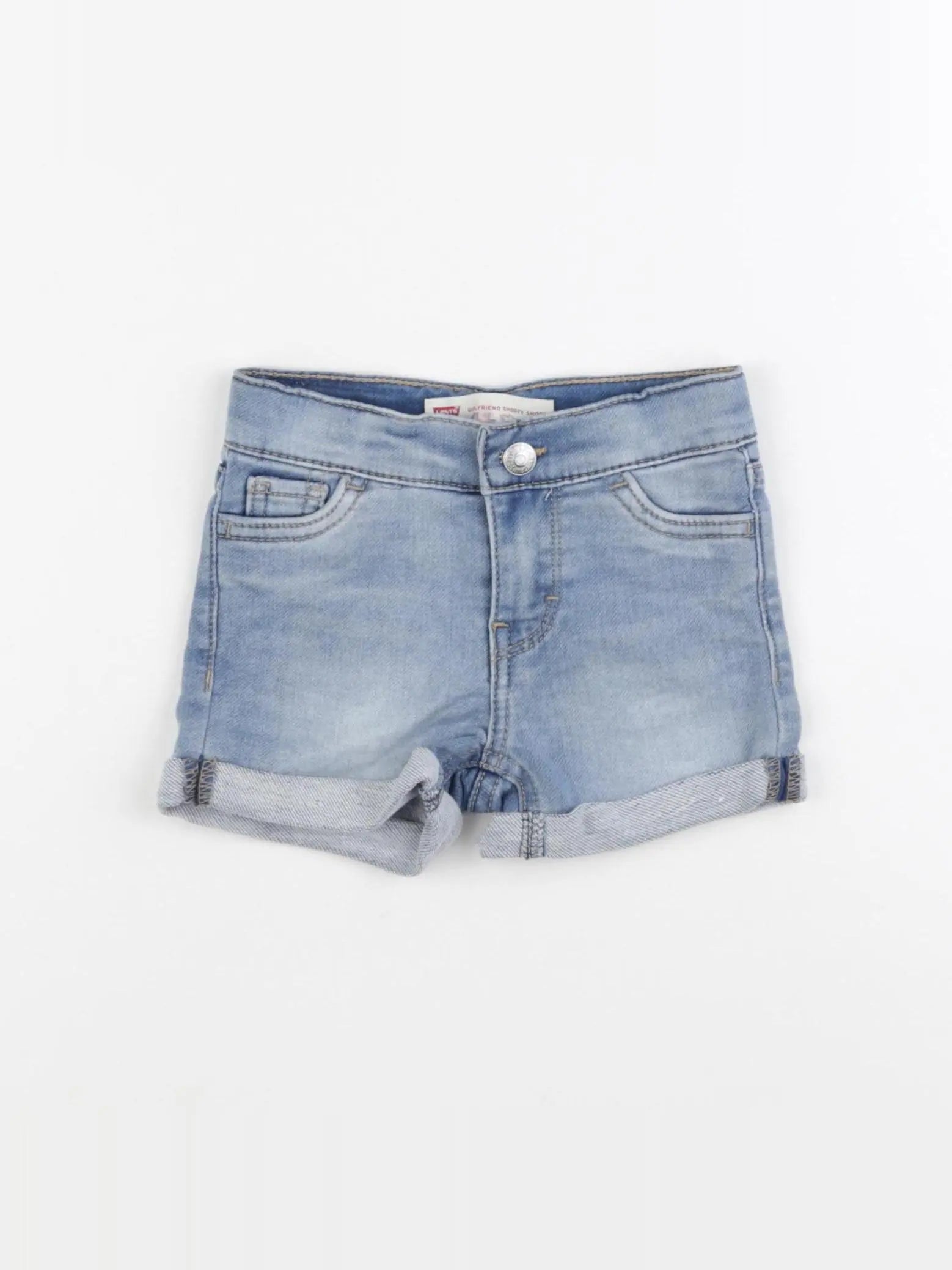 Levi's - short bleu - 12 mois