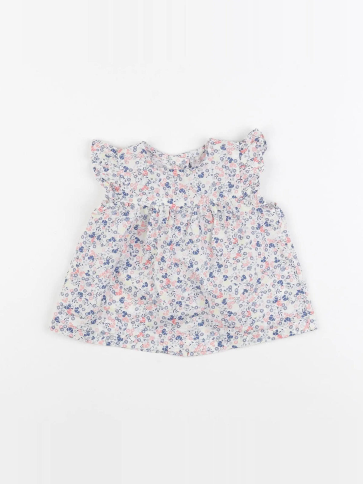 Vertbaudet - blouse bleu - 6 mois
