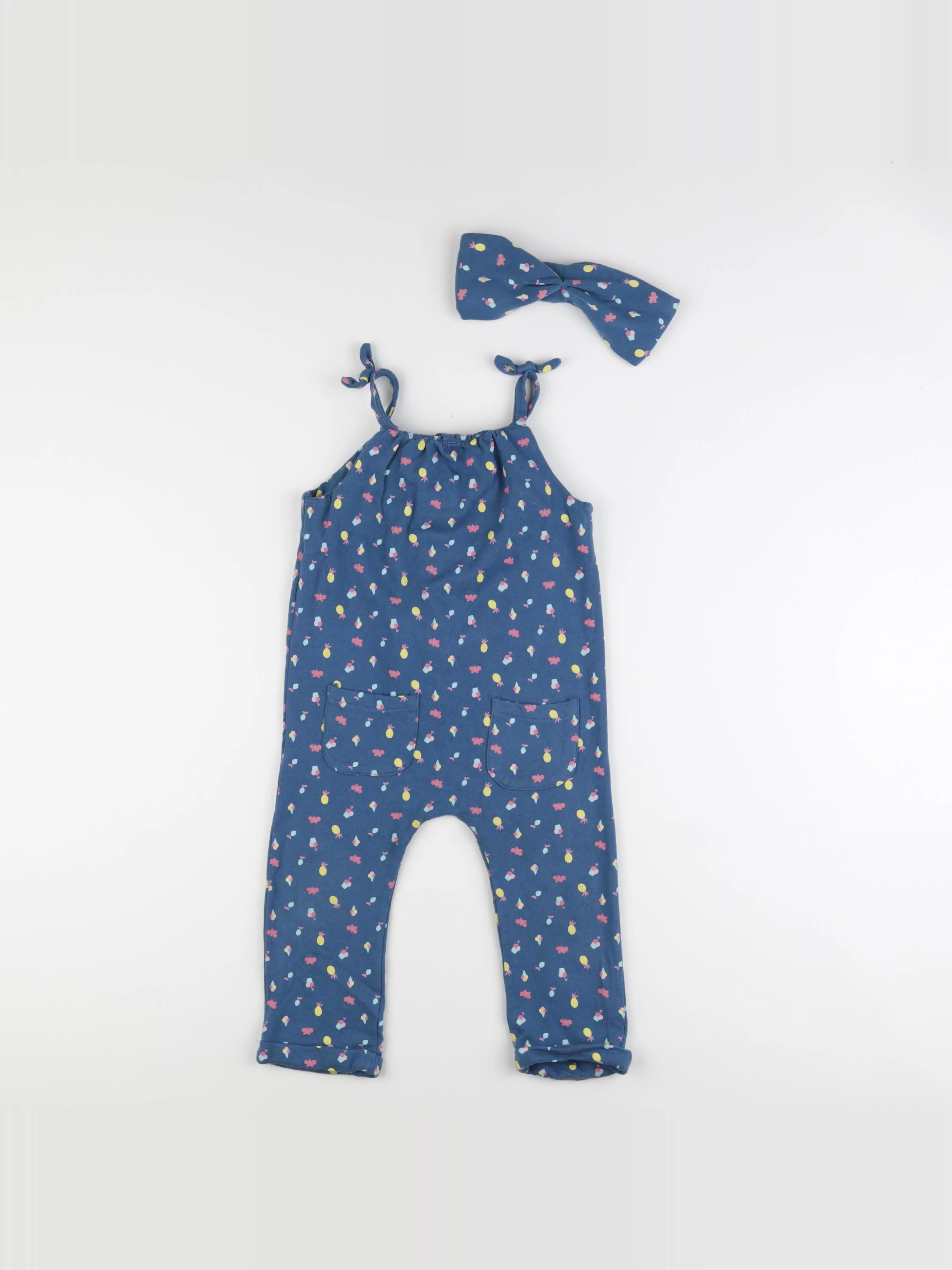 Vertbaudet - combinaison bleu - 36 mois