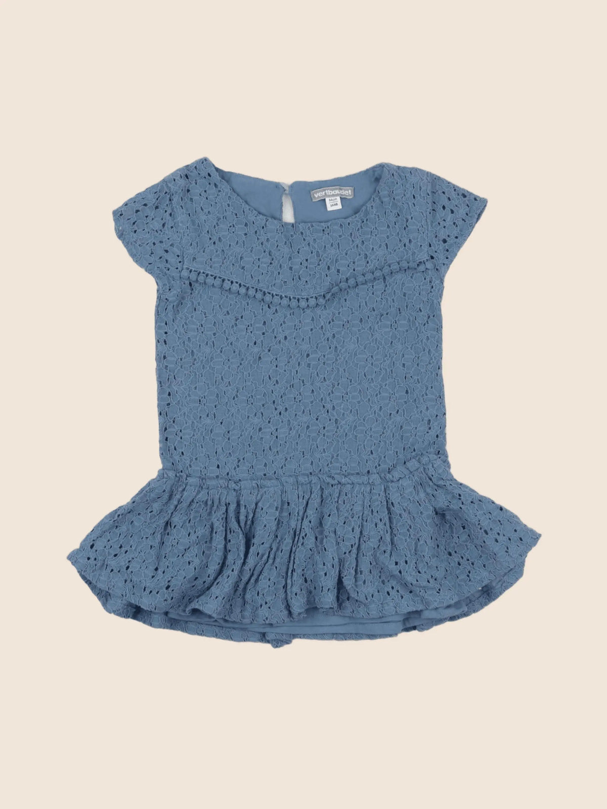Vertbaudet - robe bleu - 3 ans