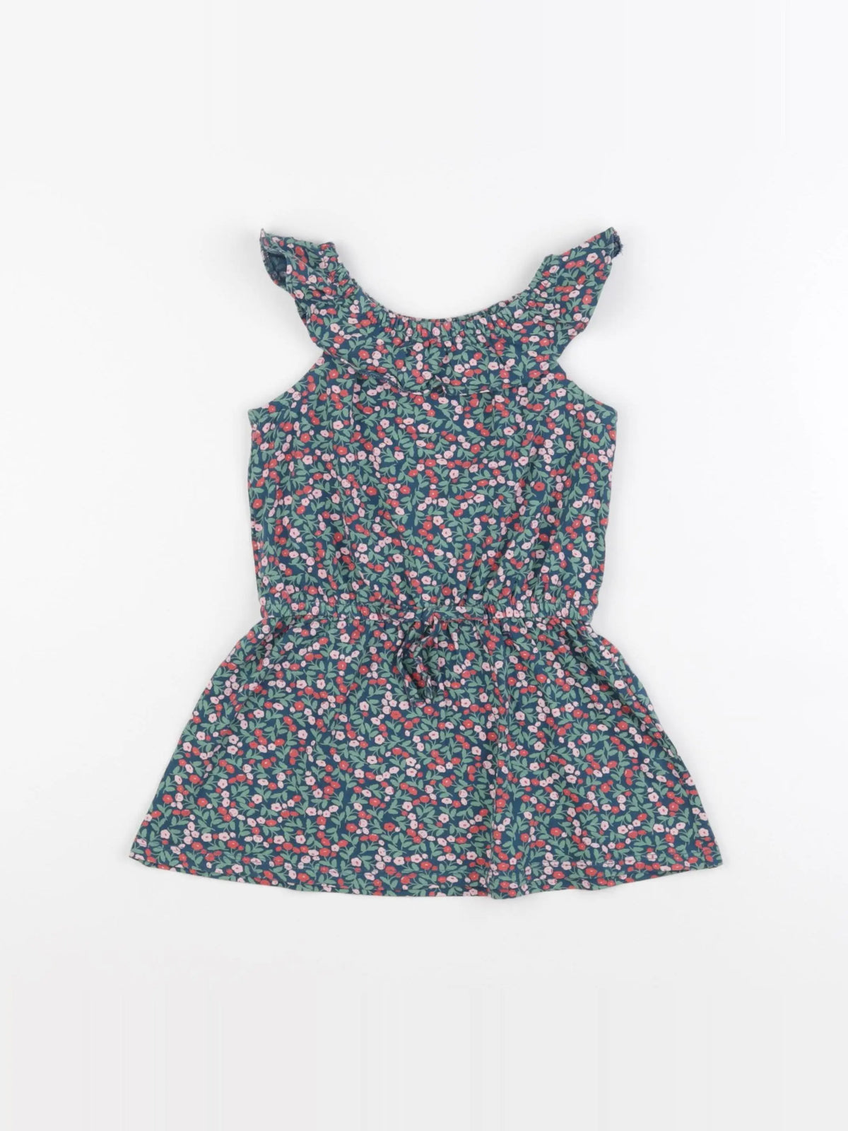 Vertbaudet - robe vert - 2 ans