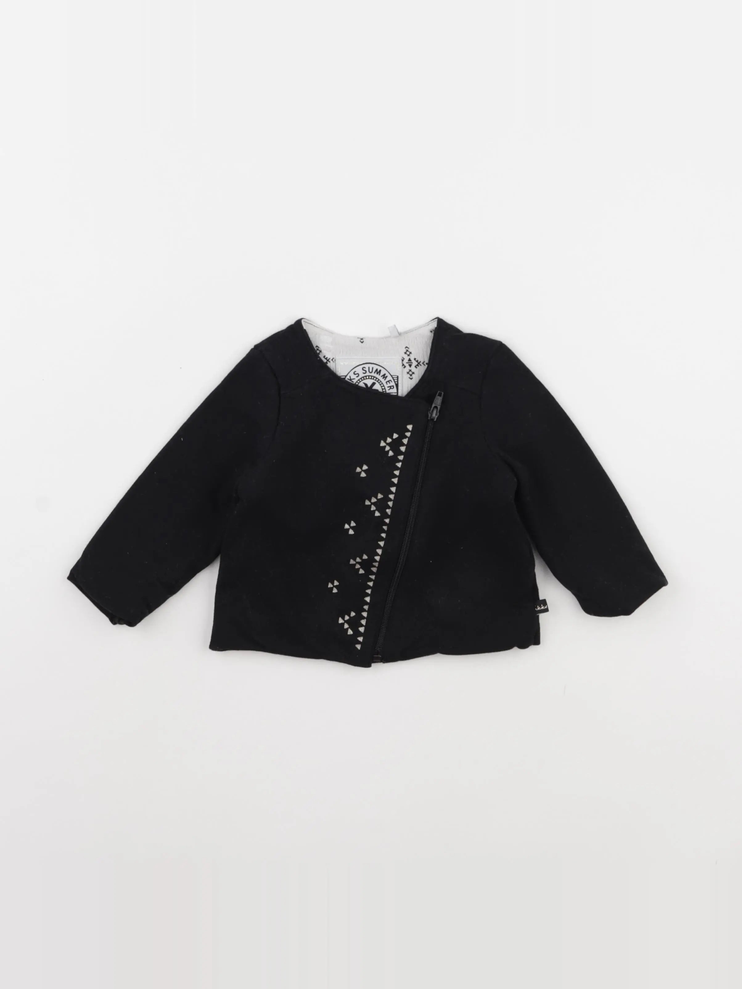 IKKS - veste noir, or - 12 mois