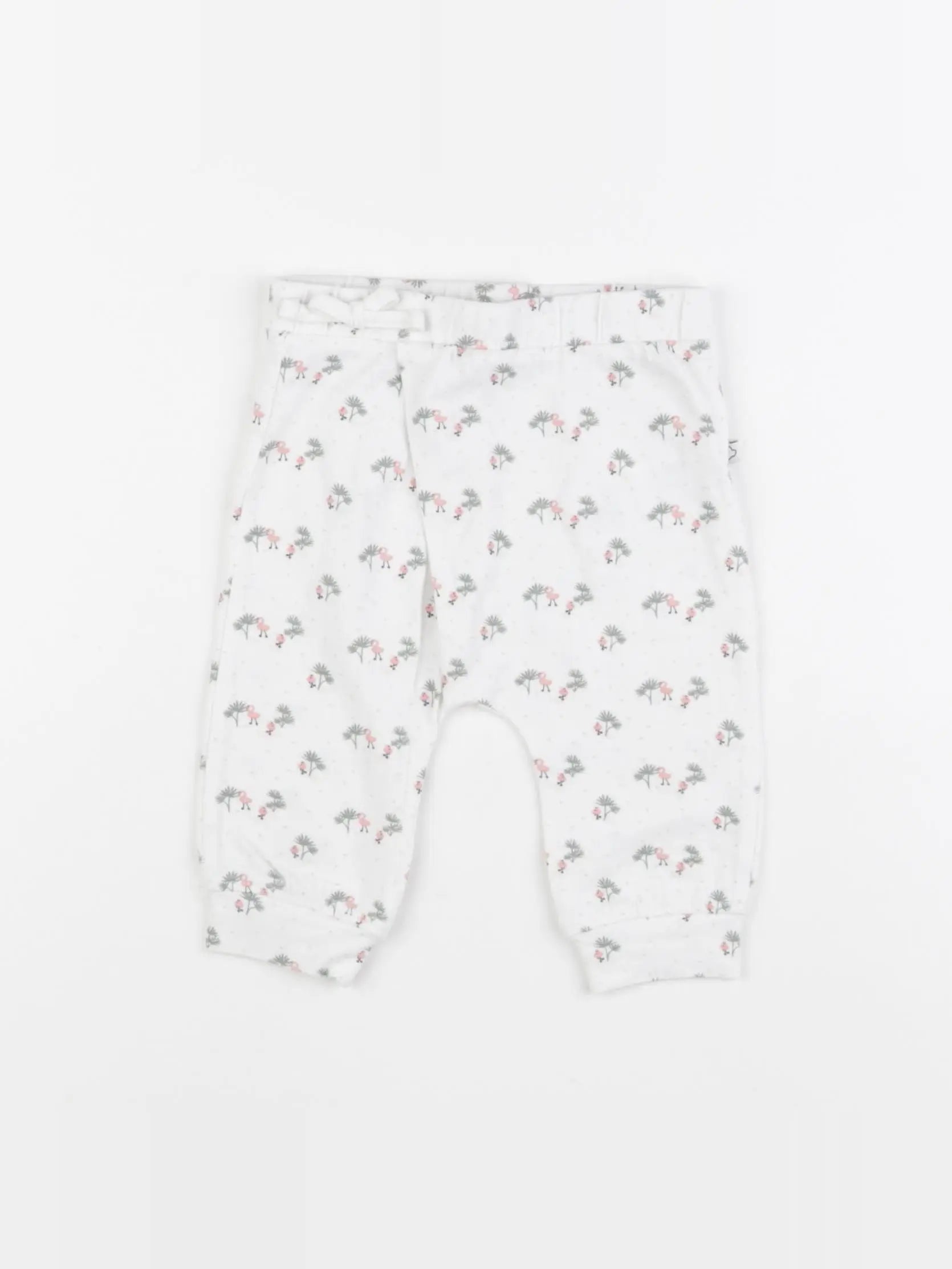 Vertbaudet - legging blanc - 6 mois