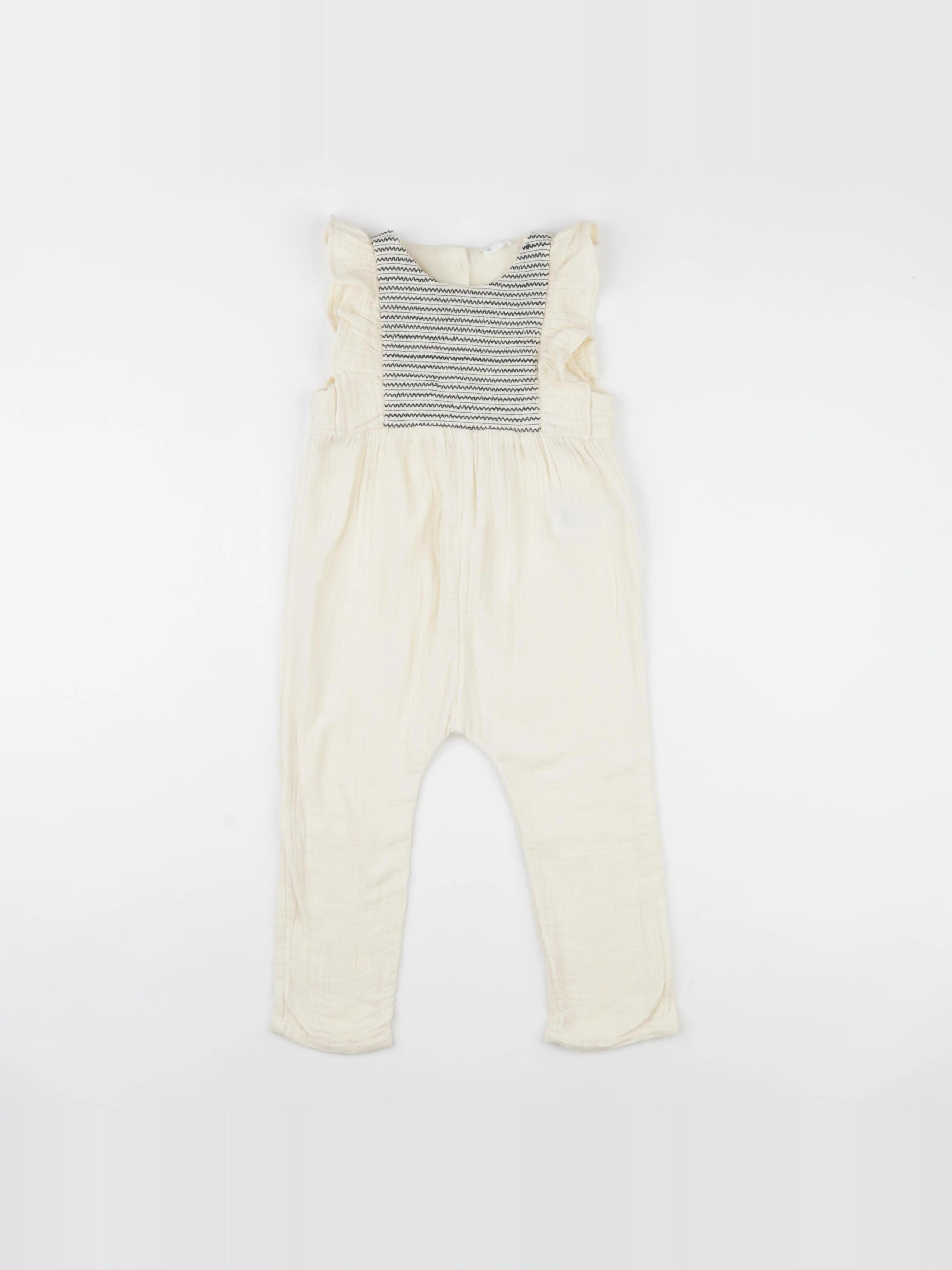 Vertbaudet - combinaison beige - 36 mois