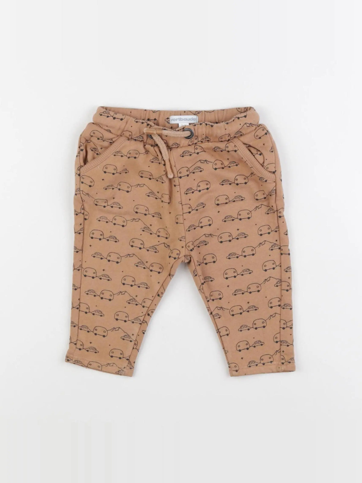 Vertbaudet - jogging marron - 9 mois