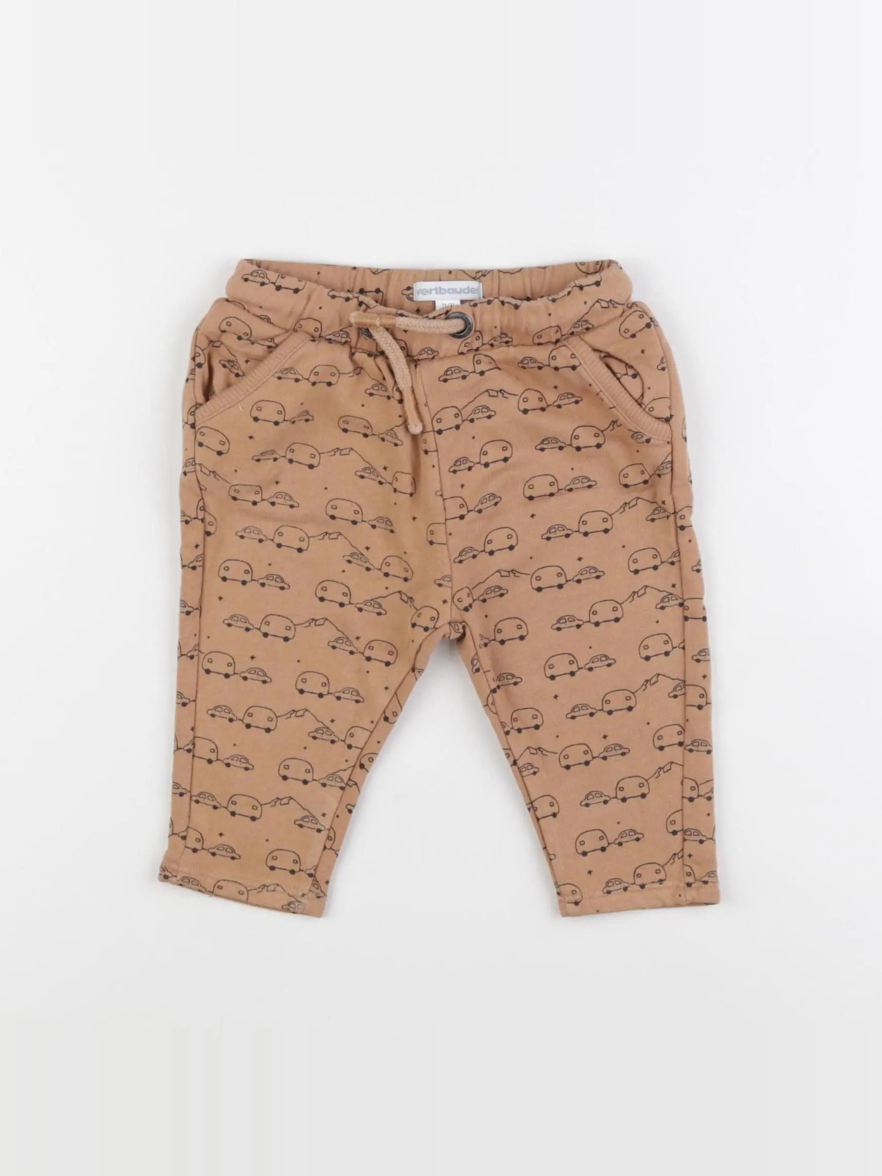 Vertbaudet - jogging marron - 9 mois