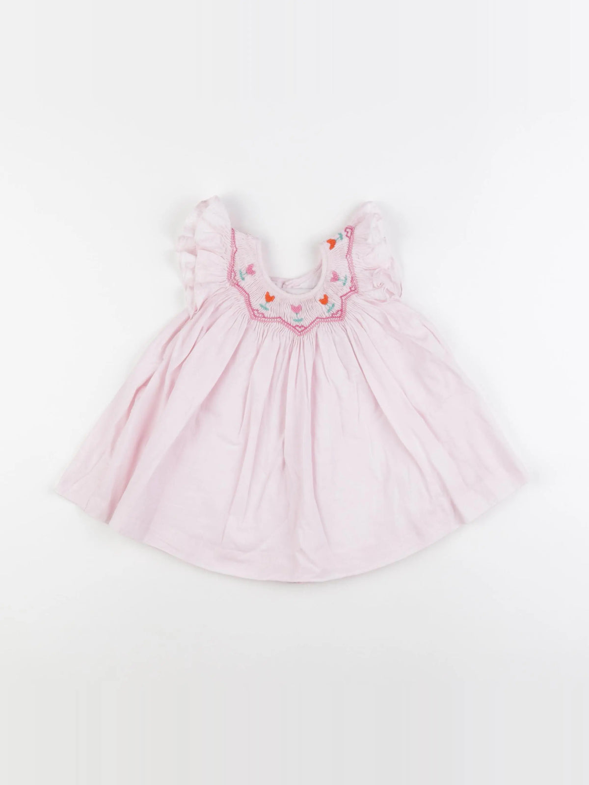 Jacadi - robe rose - 12 mois