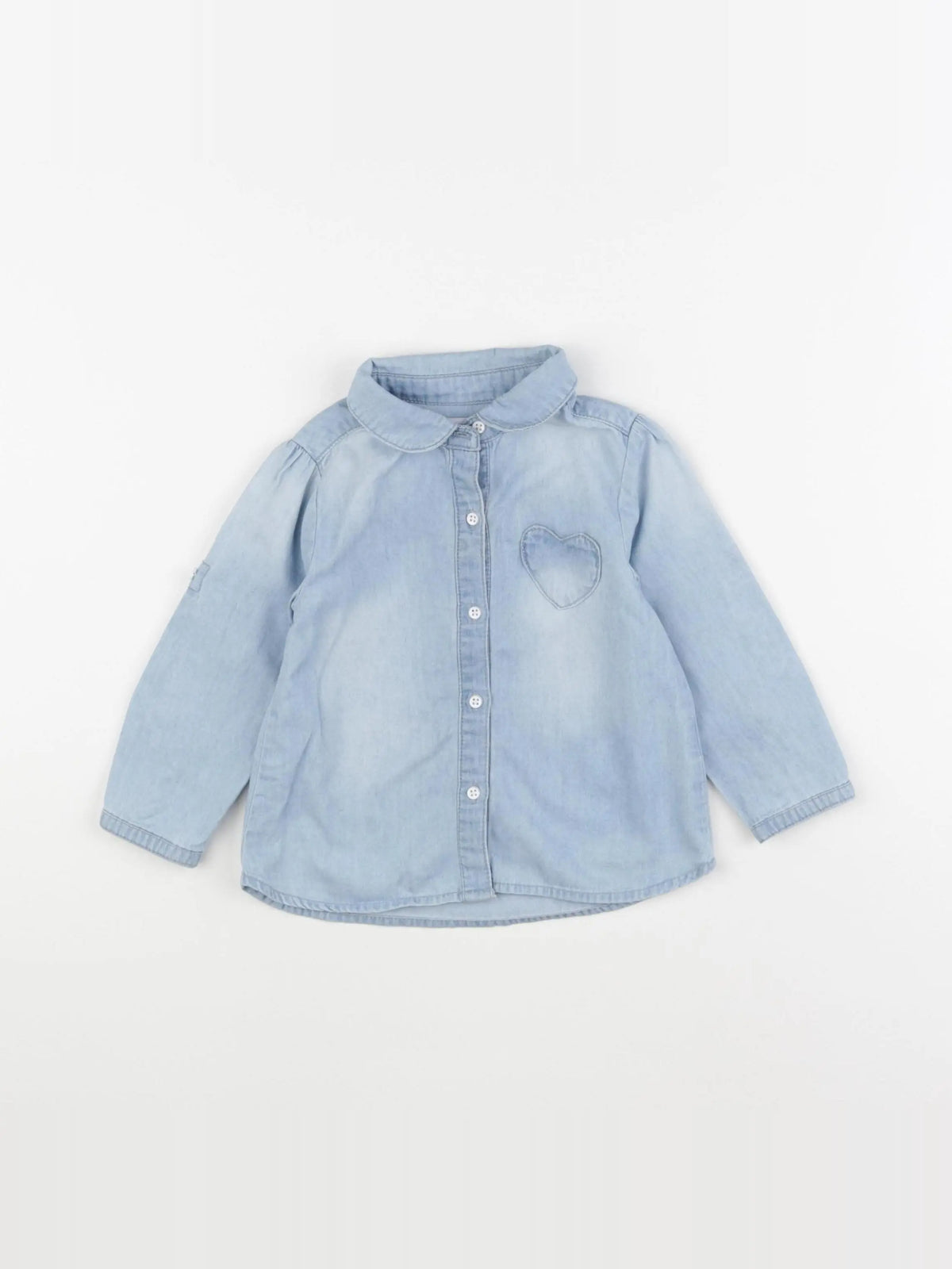 Vertbaudet - chemise bleu - 18 mois