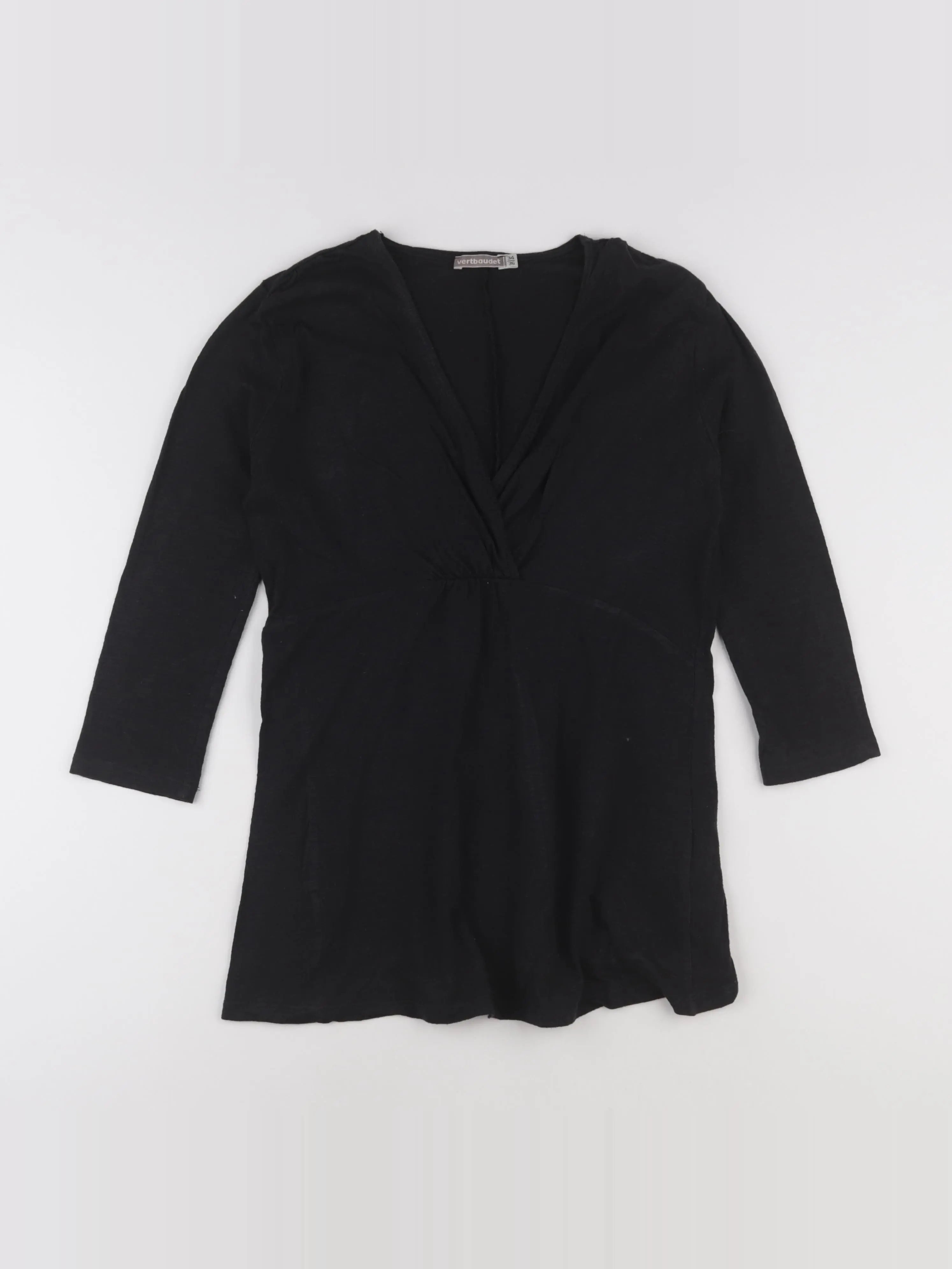 Vertbaudet - tee-shirt grossesse noir - 34 à 36