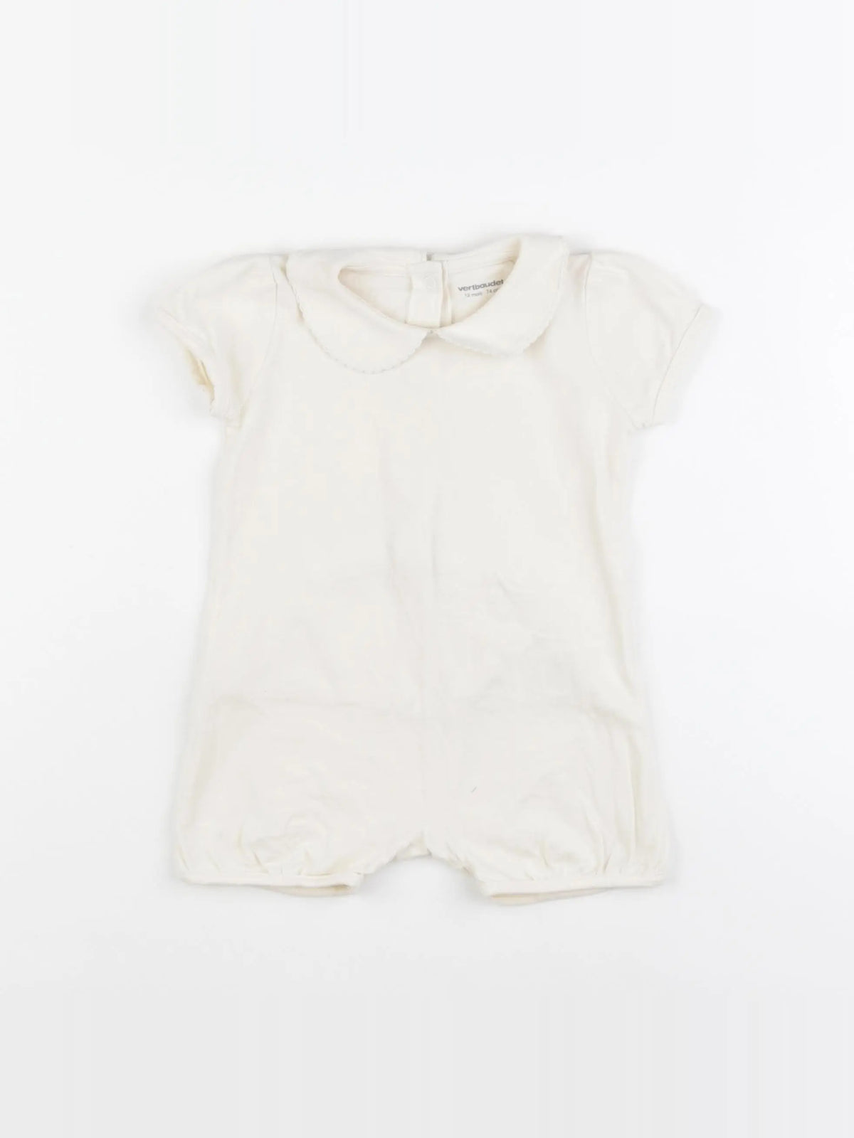 Vertbaudet - combinaison beige - 12 mois