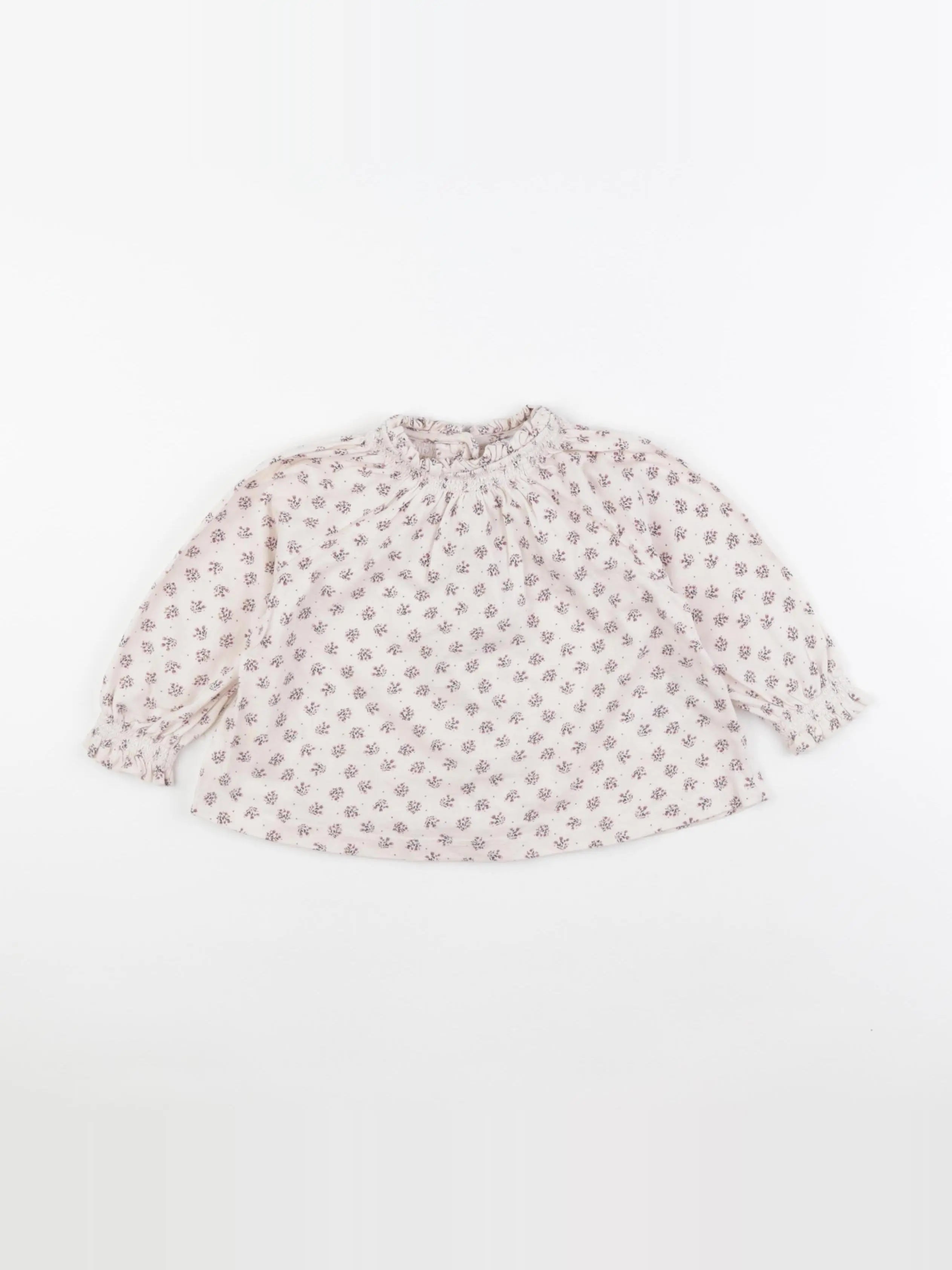Vertbaudet - blouse rose - 12 mois