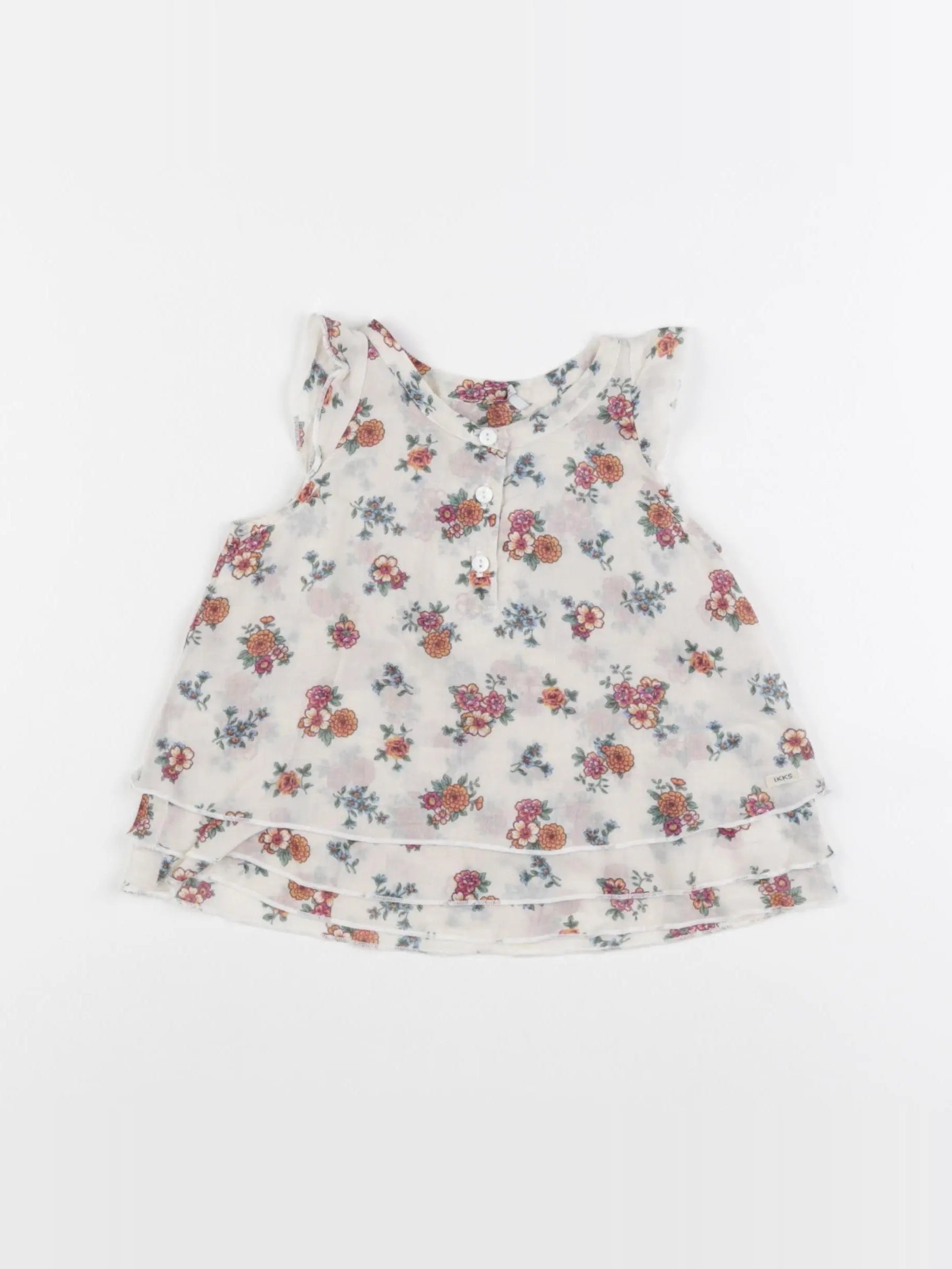 IKKS - blouse blanc, multicolore - 12 mois