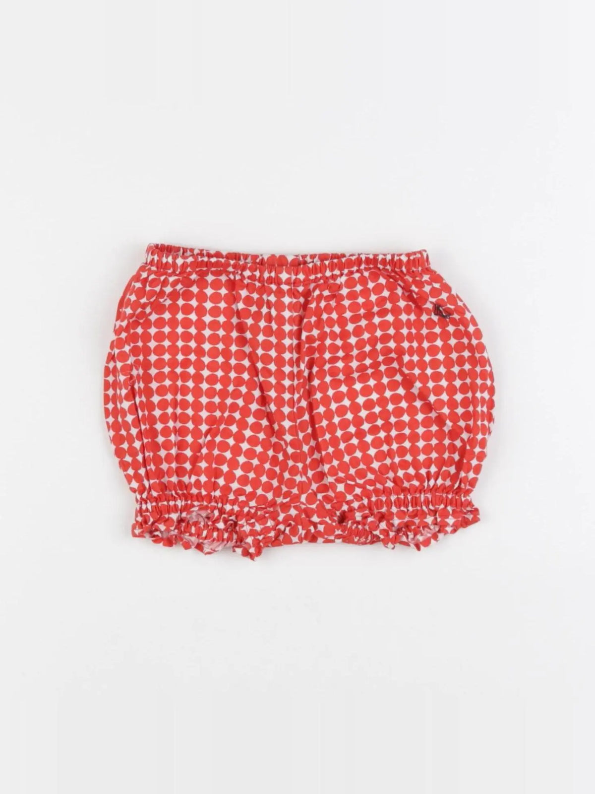 Petit Bateau - bloomer rouge - 6 mois