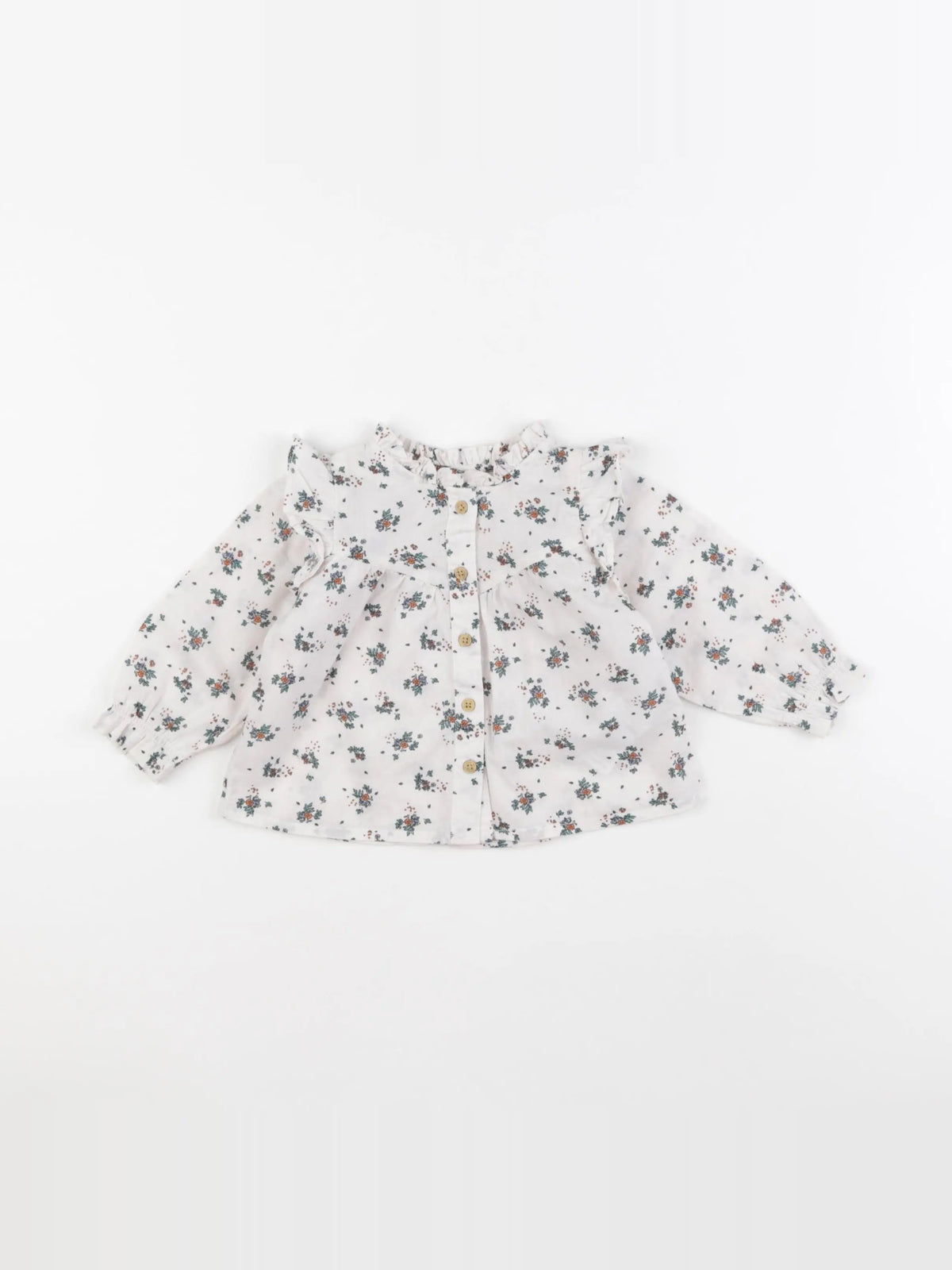 Vertbaudet - blouse beige - 6 mois