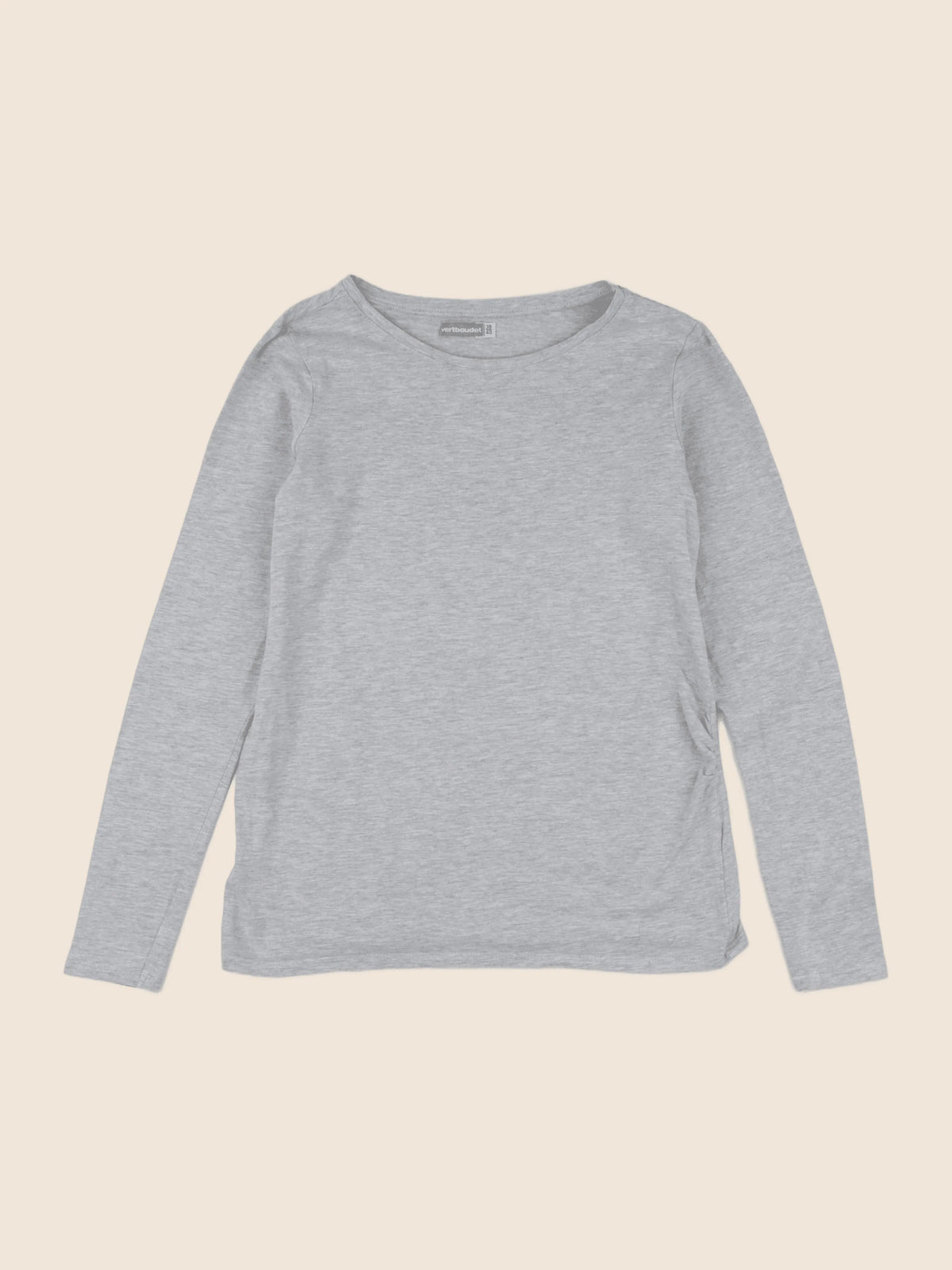 Vertbaudet - tee-shirt grossesse gris - 38 à 40