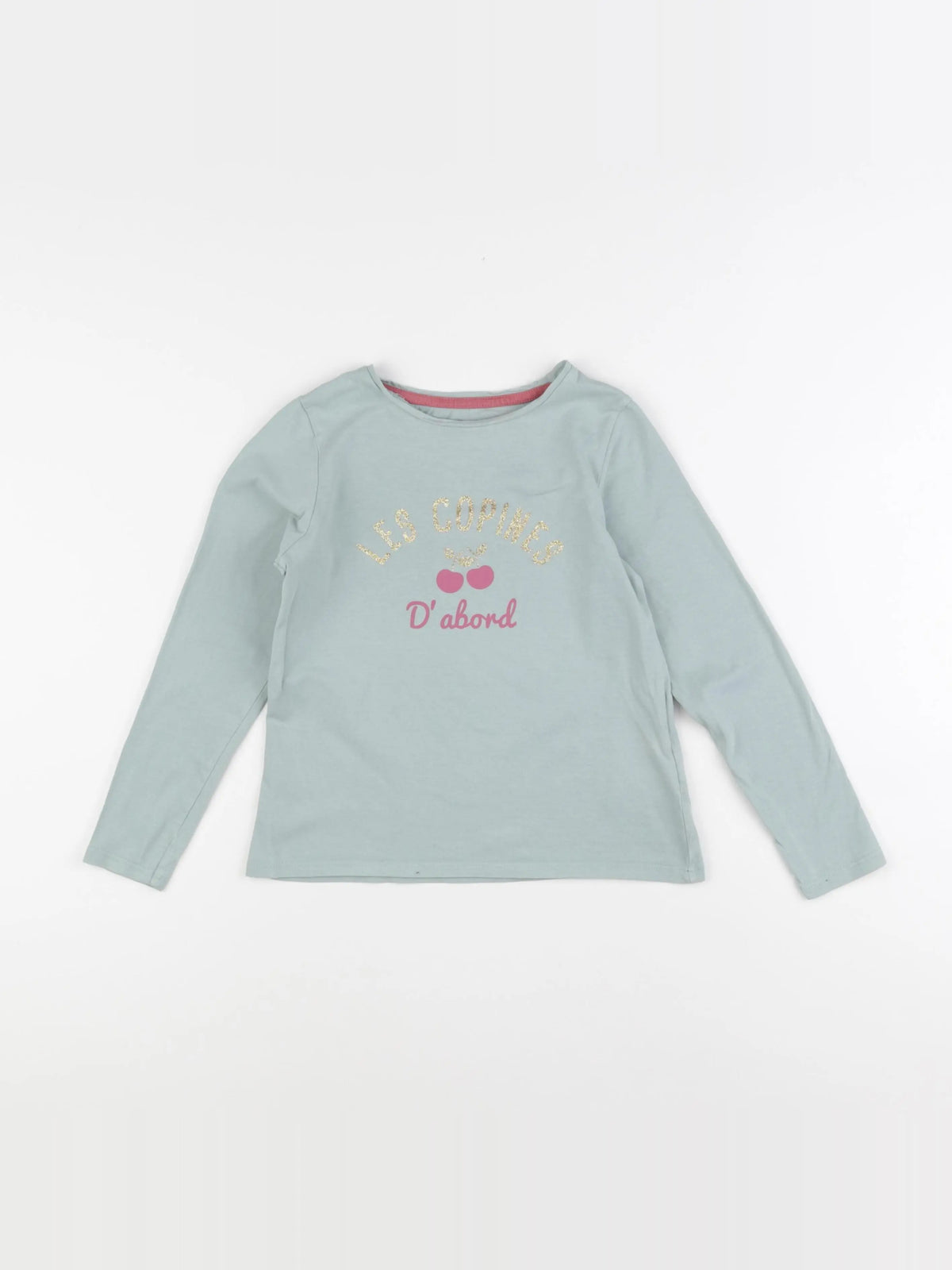 Vertbaudet - tee-shirt vert - 8 ans