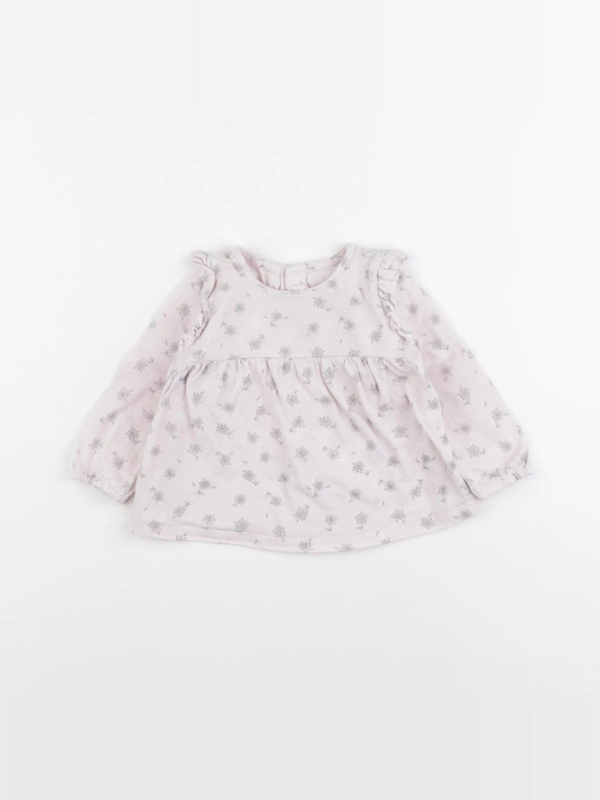Natalys - tee-shirt rose - 6 mois