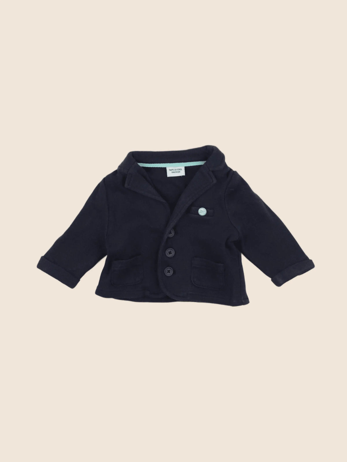 Tape à l'oeil - veste bleu - 3 mois