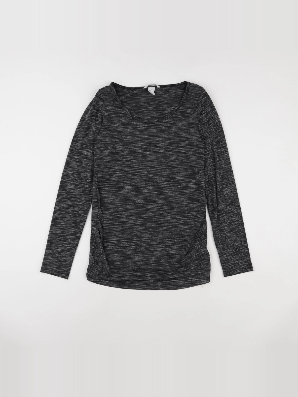H&M - tee-shirt grossesse gris - s