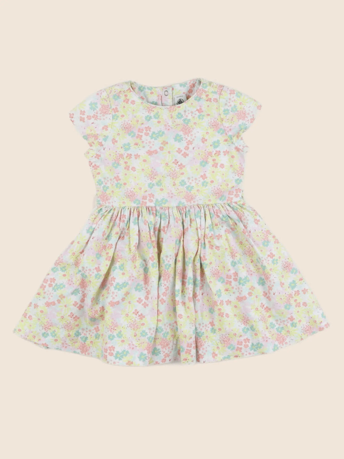 Petit Bateau - robe multicolore - 36 mois
