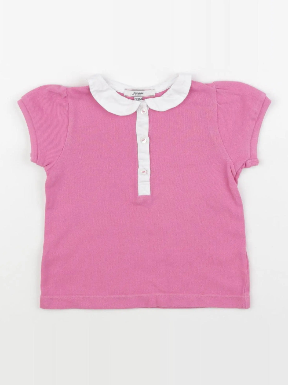 Jacadi - polo rose - 24 mois