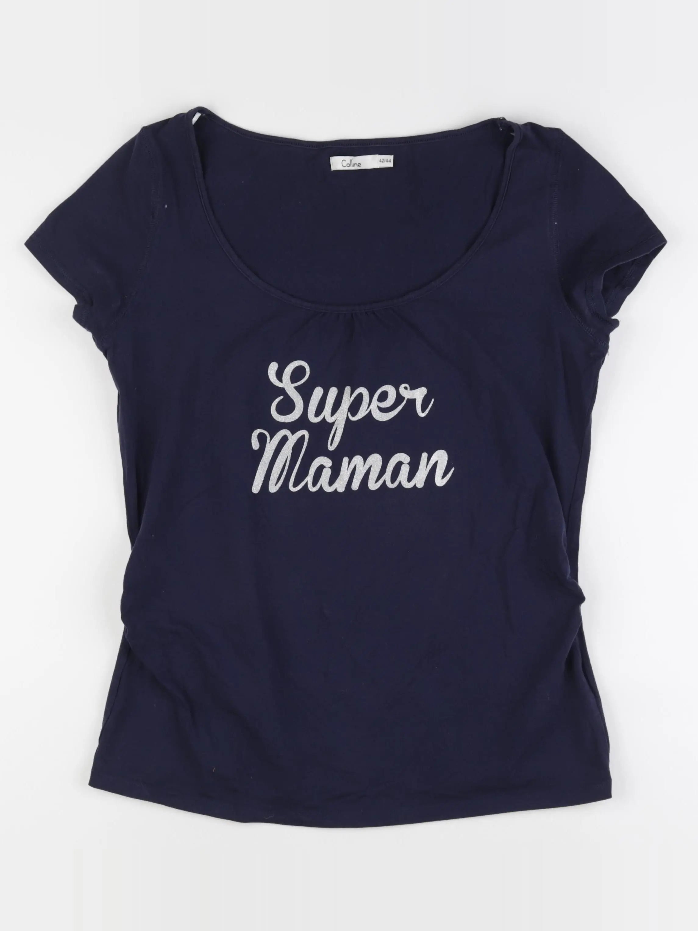 Vertbaudet - tee-shirt grossesse bleu - 42 à 44