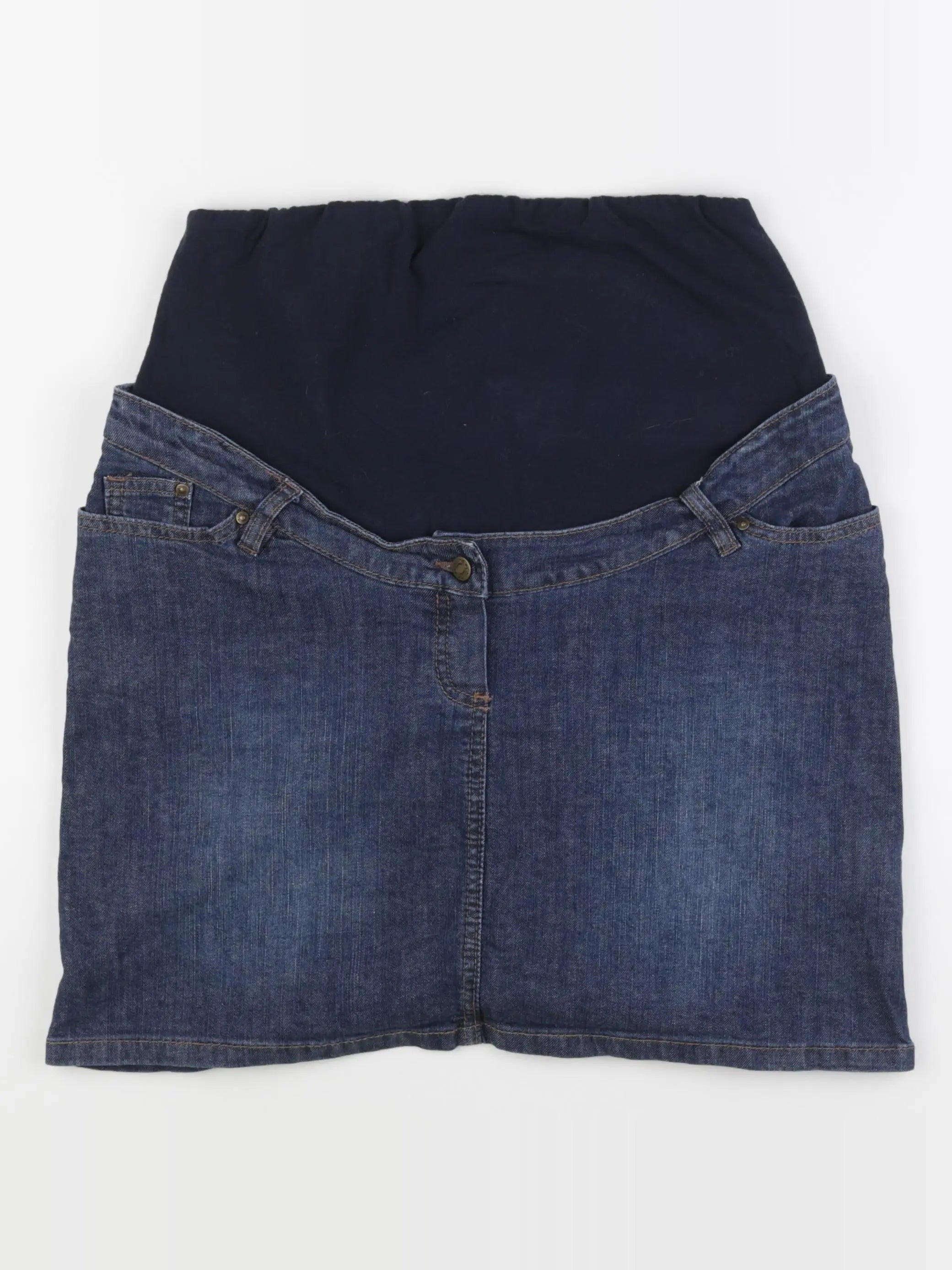 Vertbaudet - jupe grossesse bleu - 40