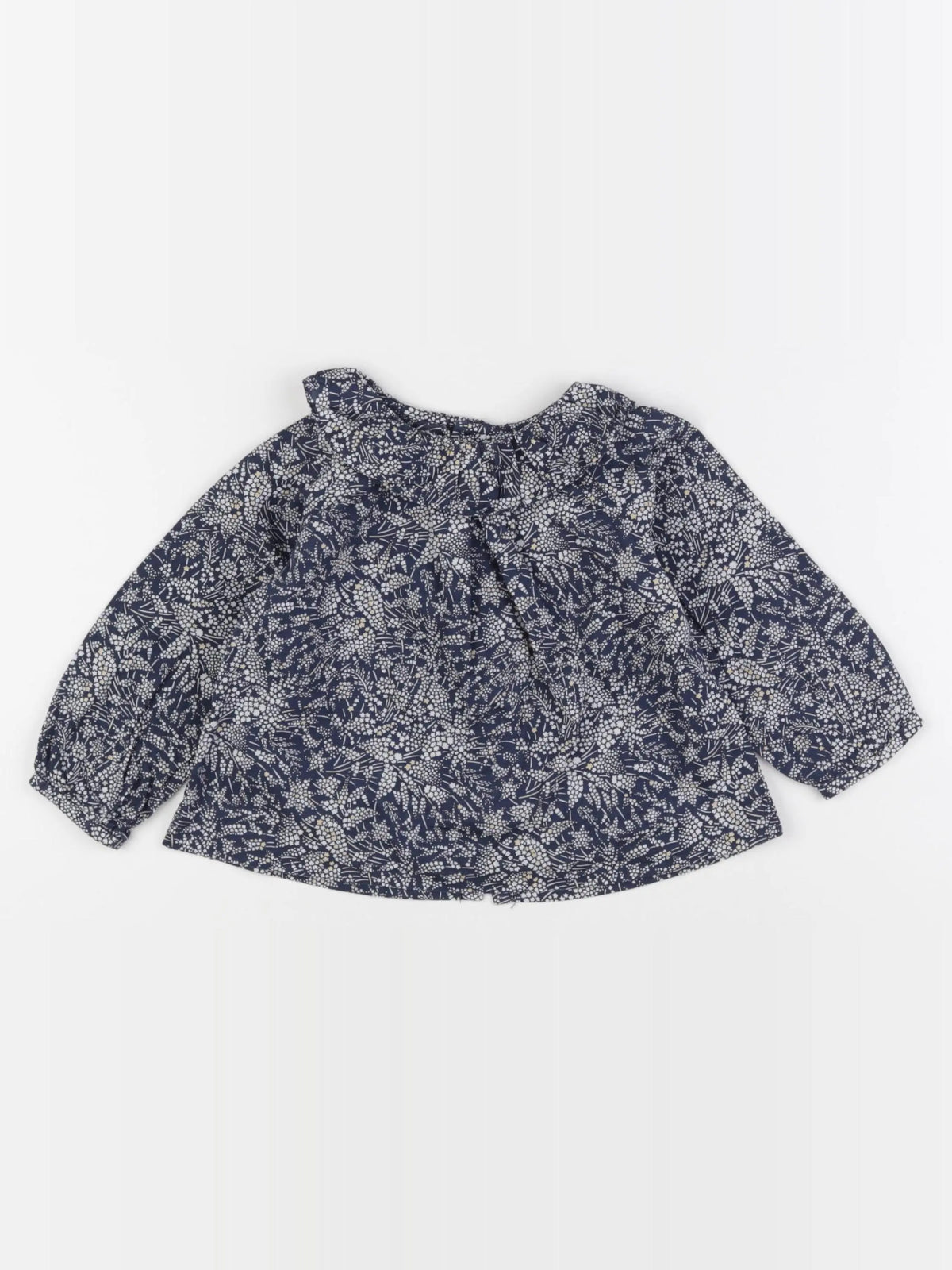 Jacadi - blouse bleu - 24 mois
