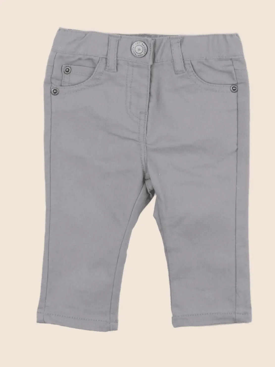 Vertbaudet - pantalon gris - 3 mois