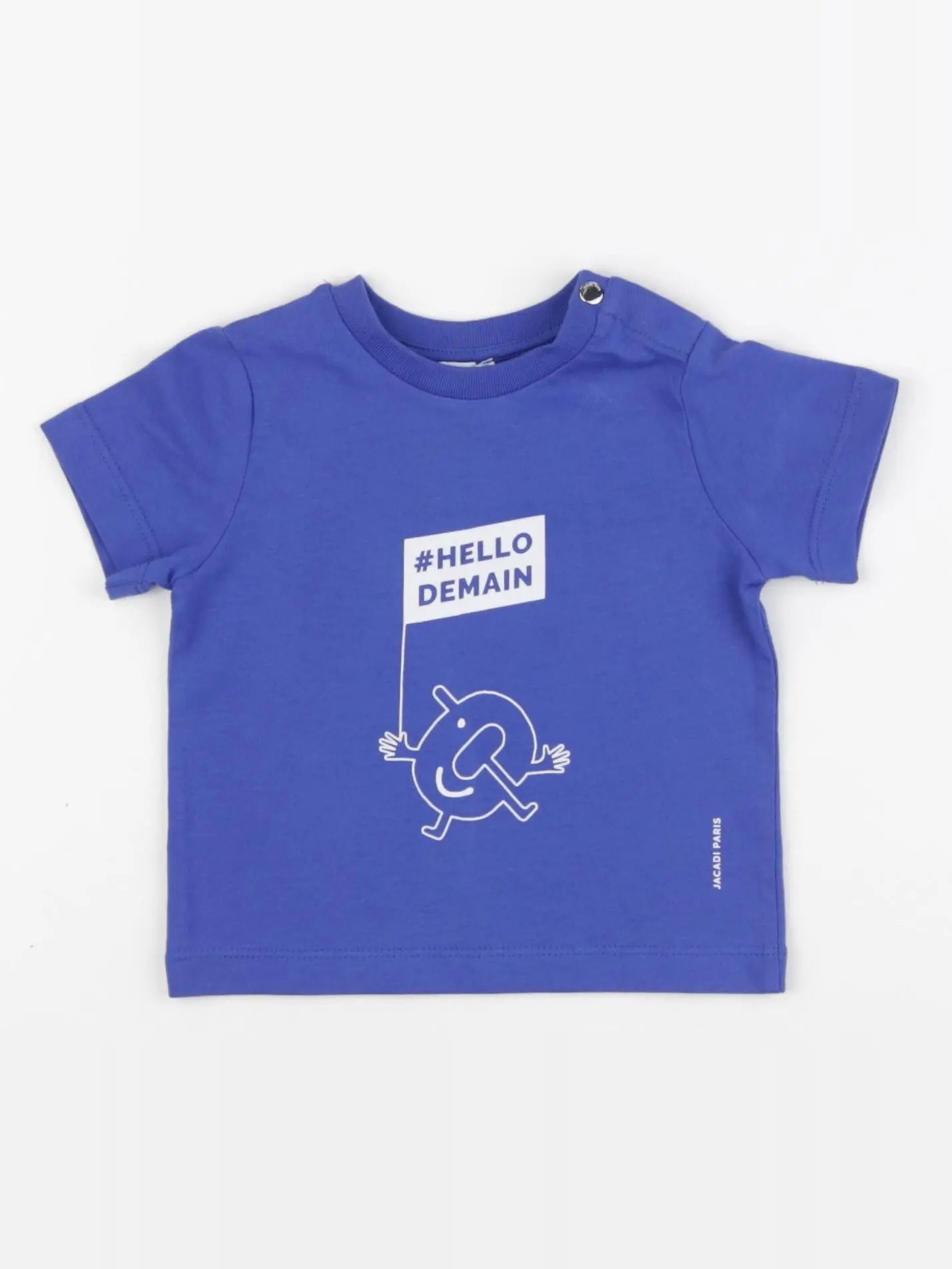 Jacadi - tee-shirt bleu - 6 mois