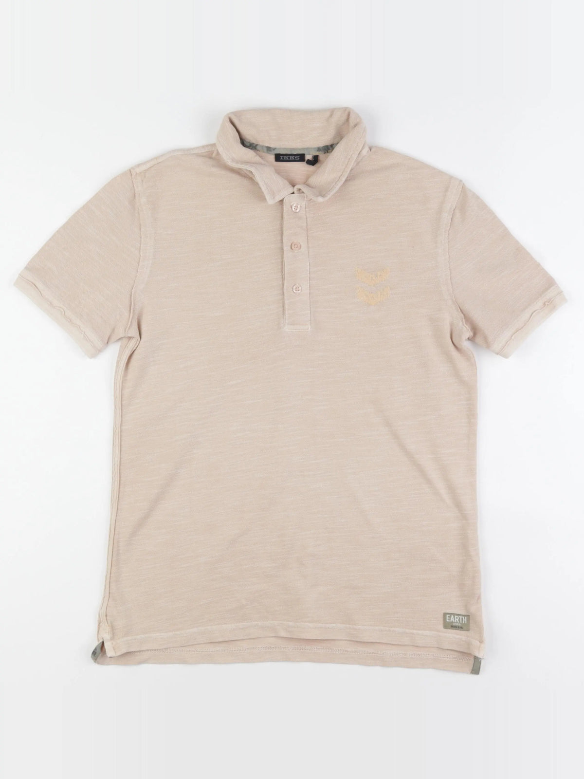 IKKS - polo imprimé au dos beige - 14 ans