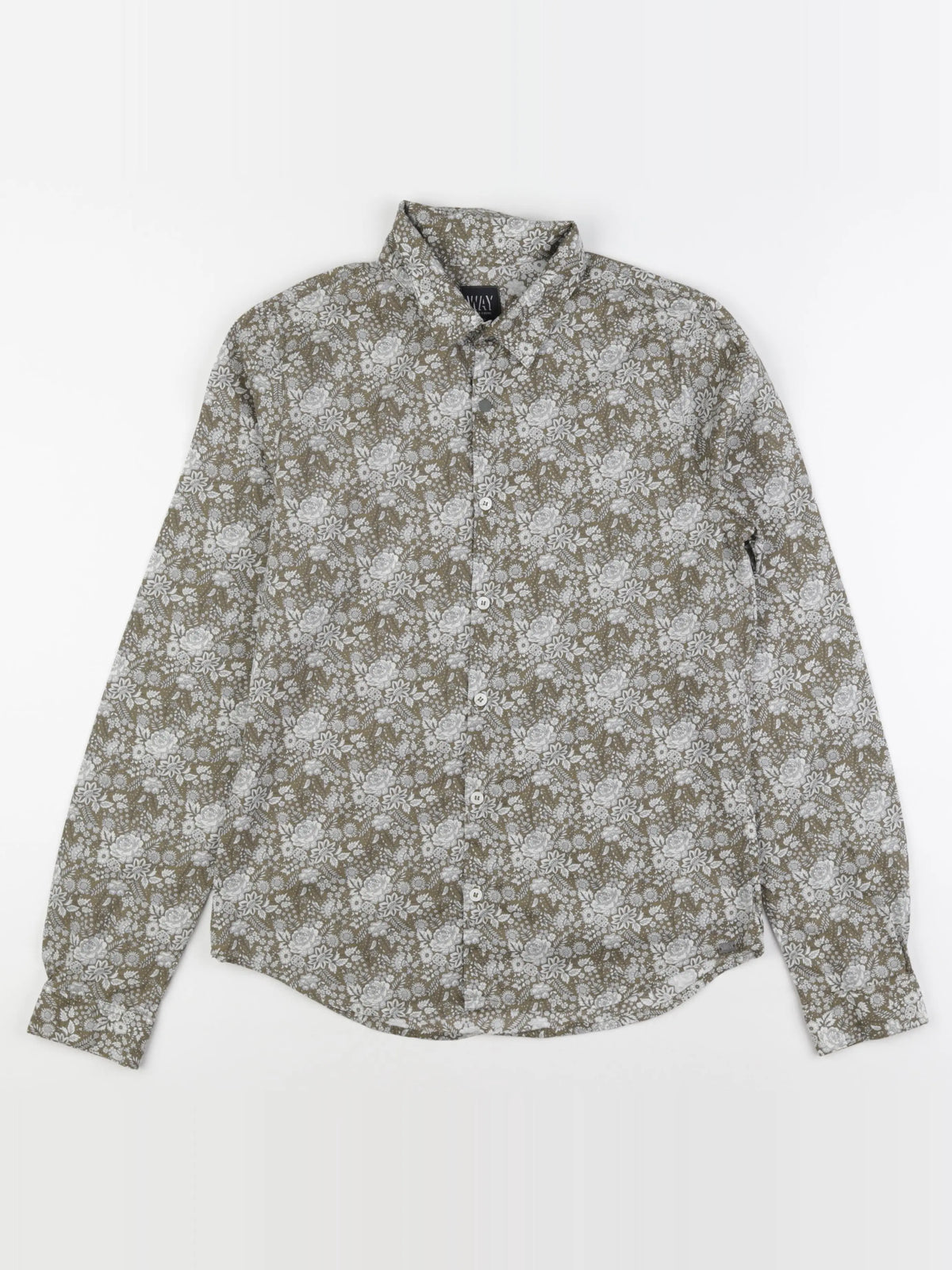 IKKS - chemise blanc, vert - 14 ans