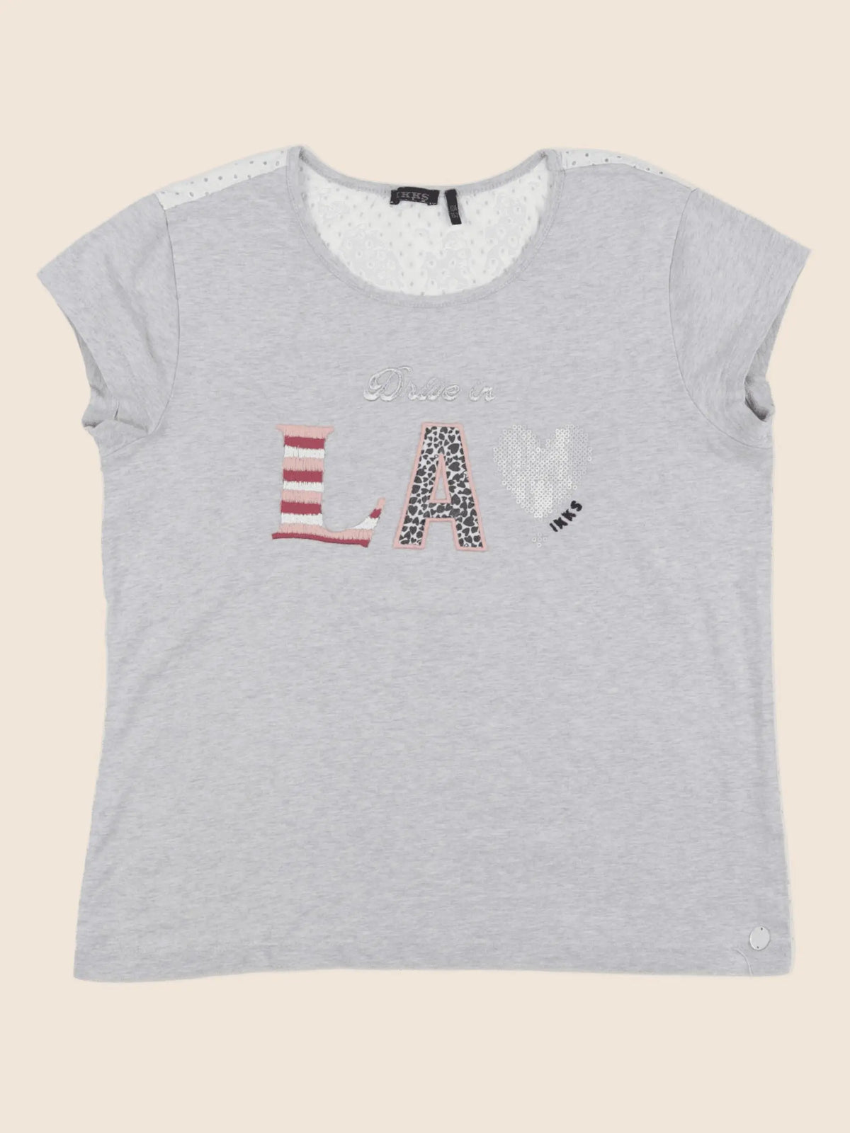 IKKS - tee-shirt gris - 12 ans