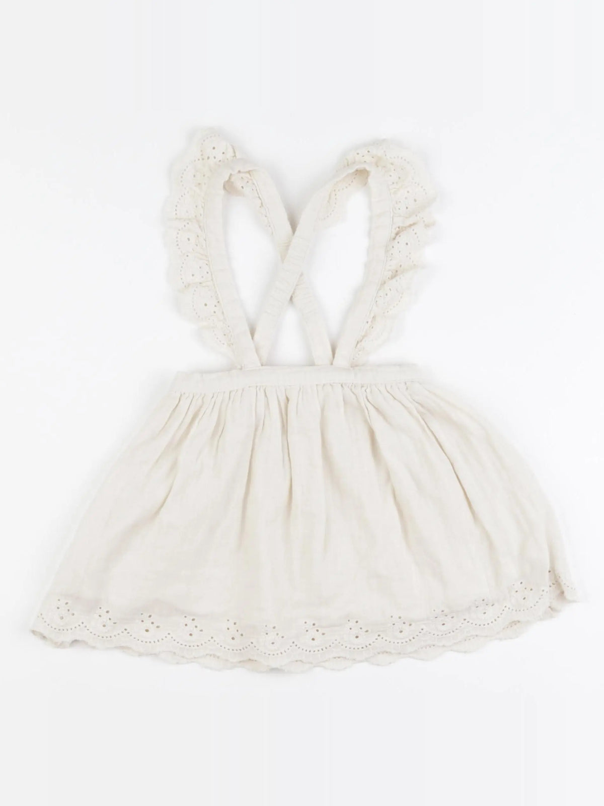 Vertbaudet - jupe beige - 18 mois