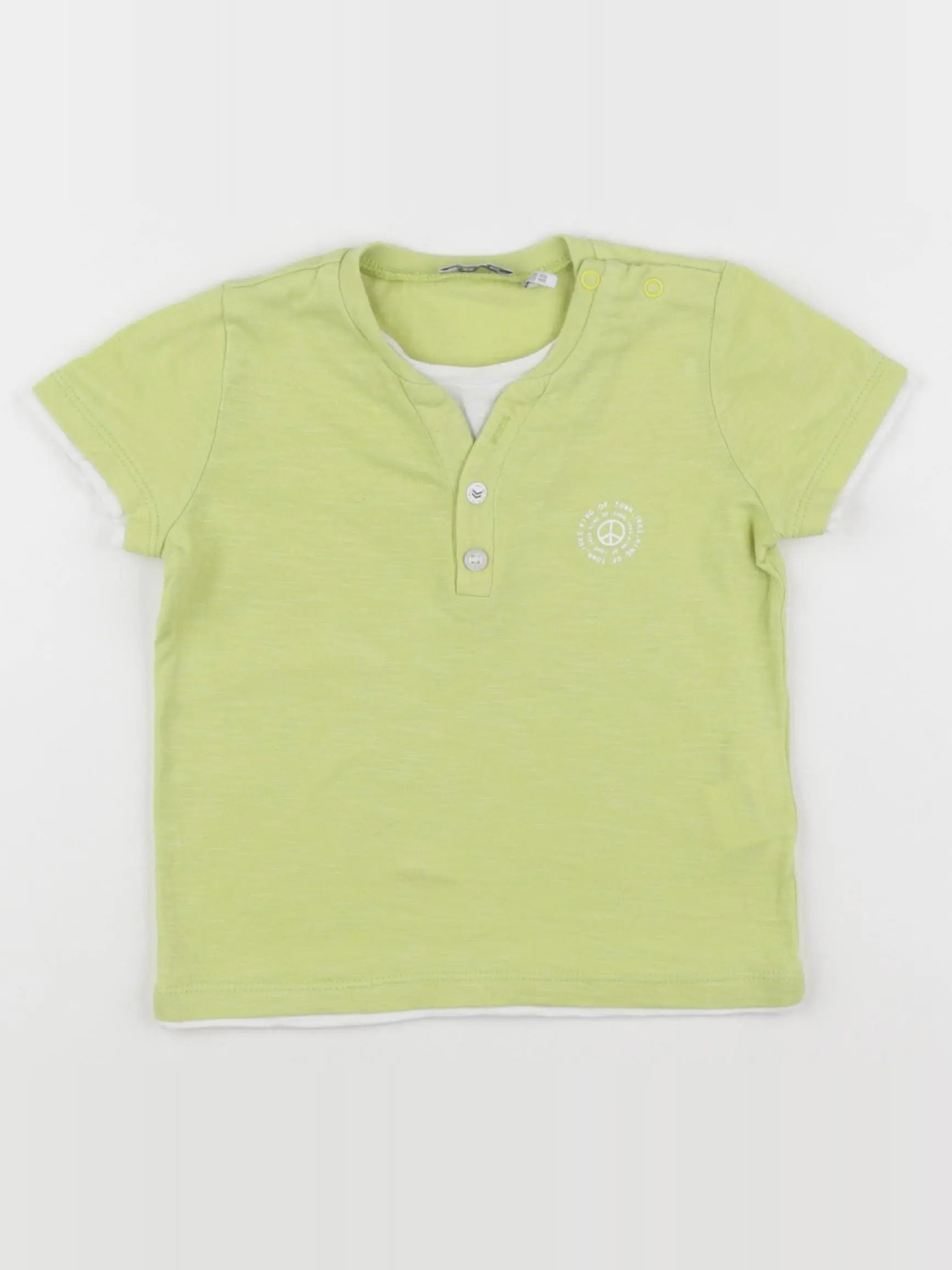 IKKS - tee-shirt vert - 18 mois