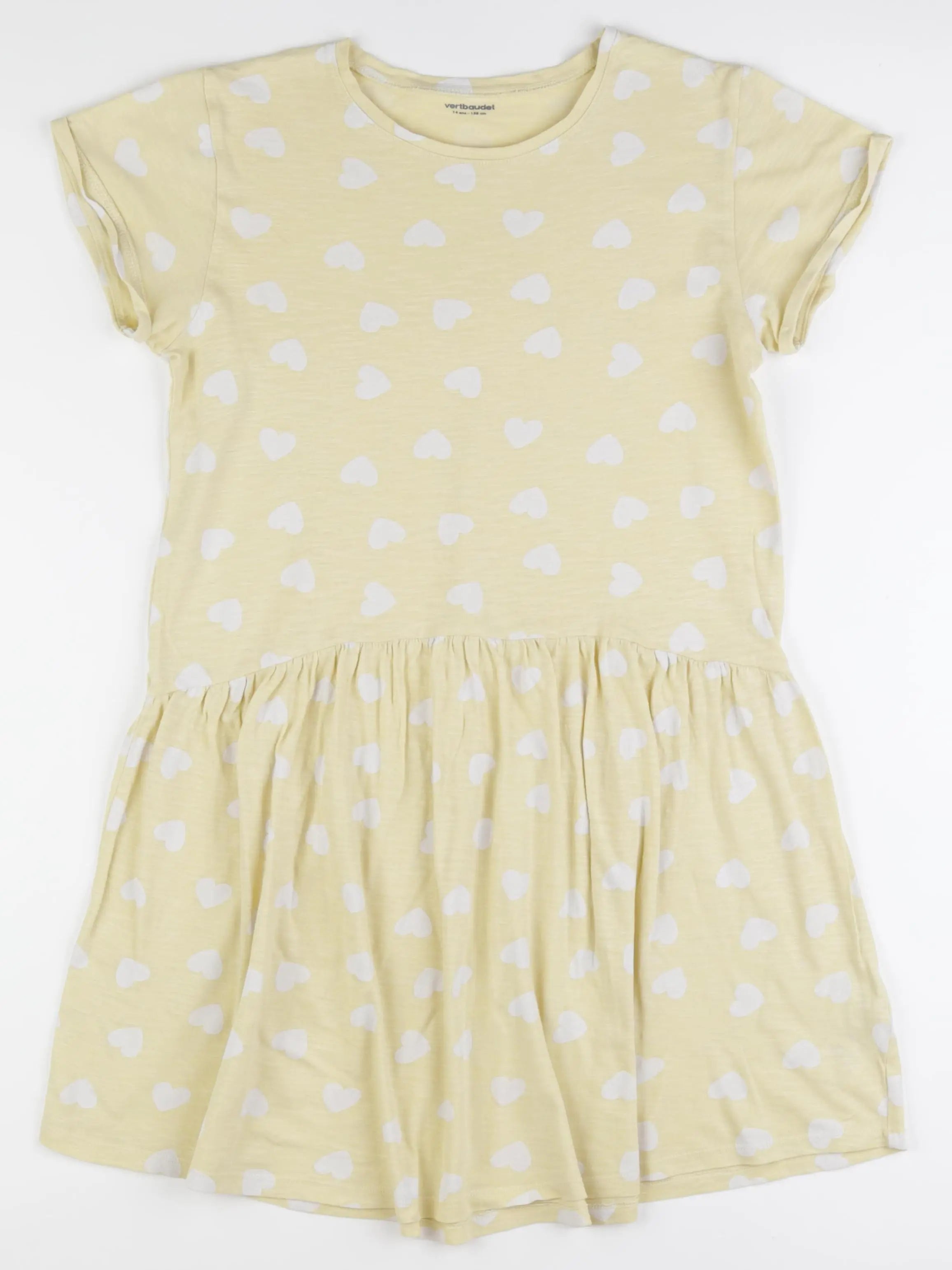 Vertbaudet - robe jaune - 14 ans