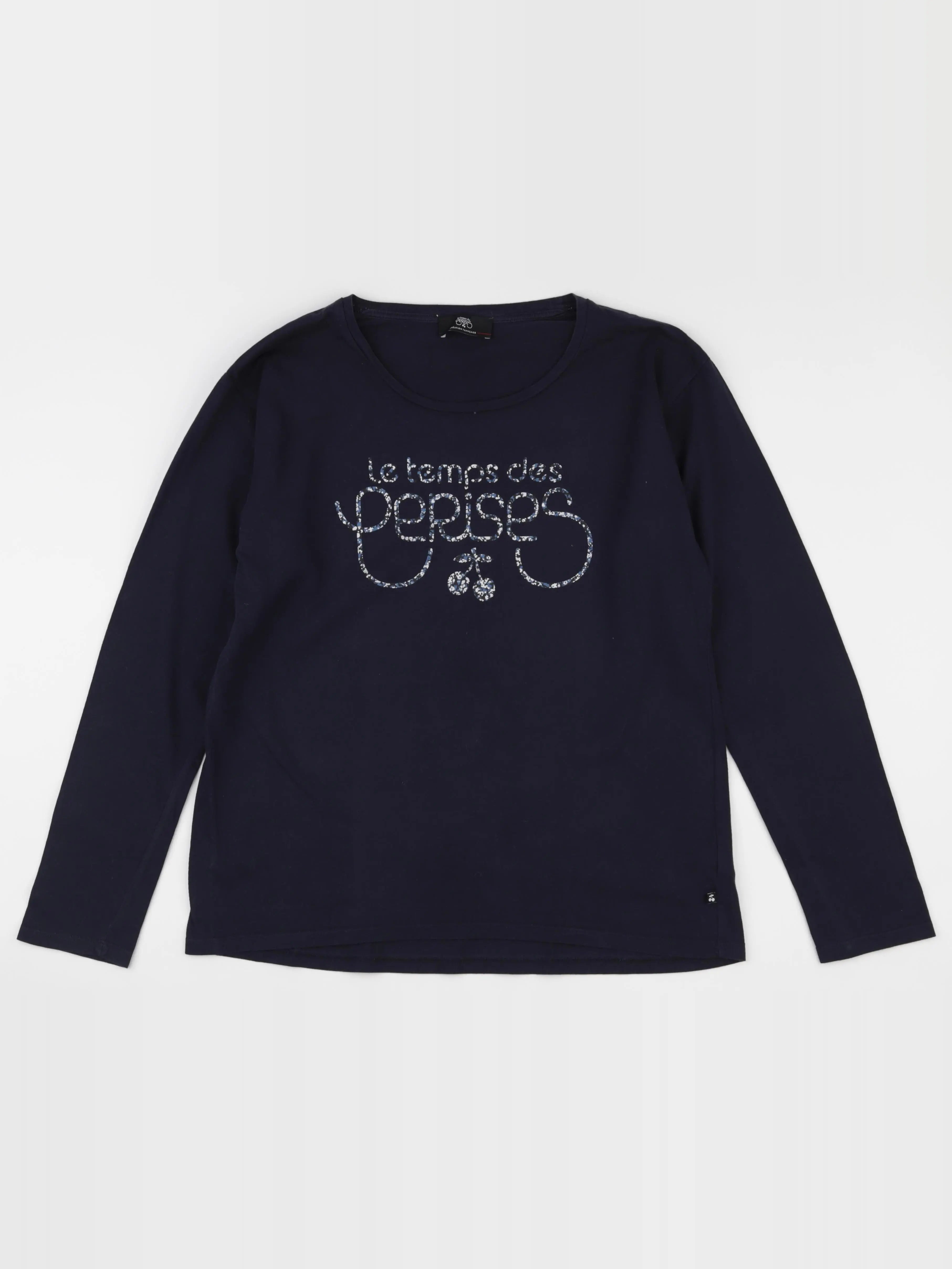 Le temps des cerises - tee-shirt bleu - 12/13 ans