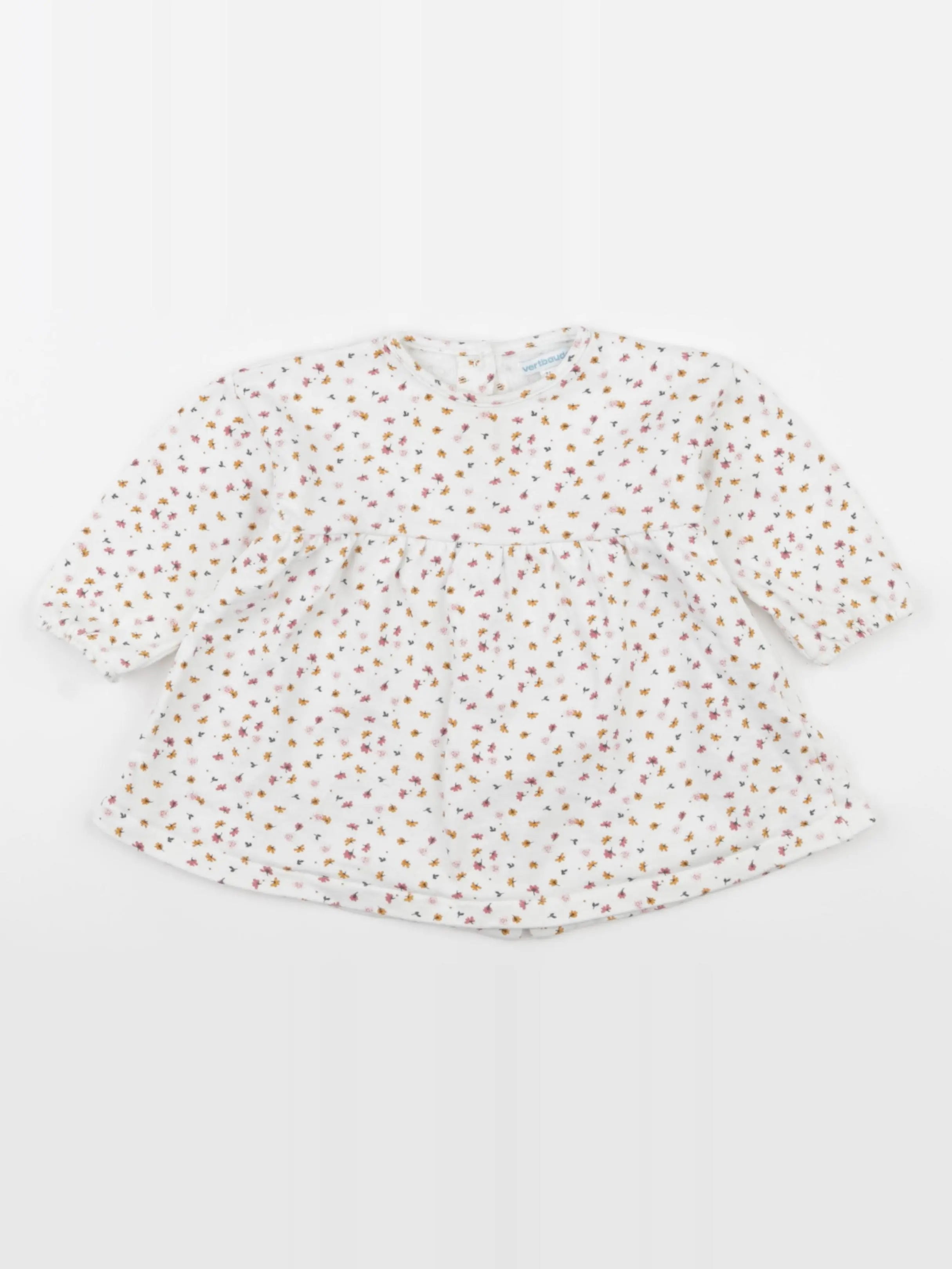 Vertbaudet - robe multicolore - 12 mois