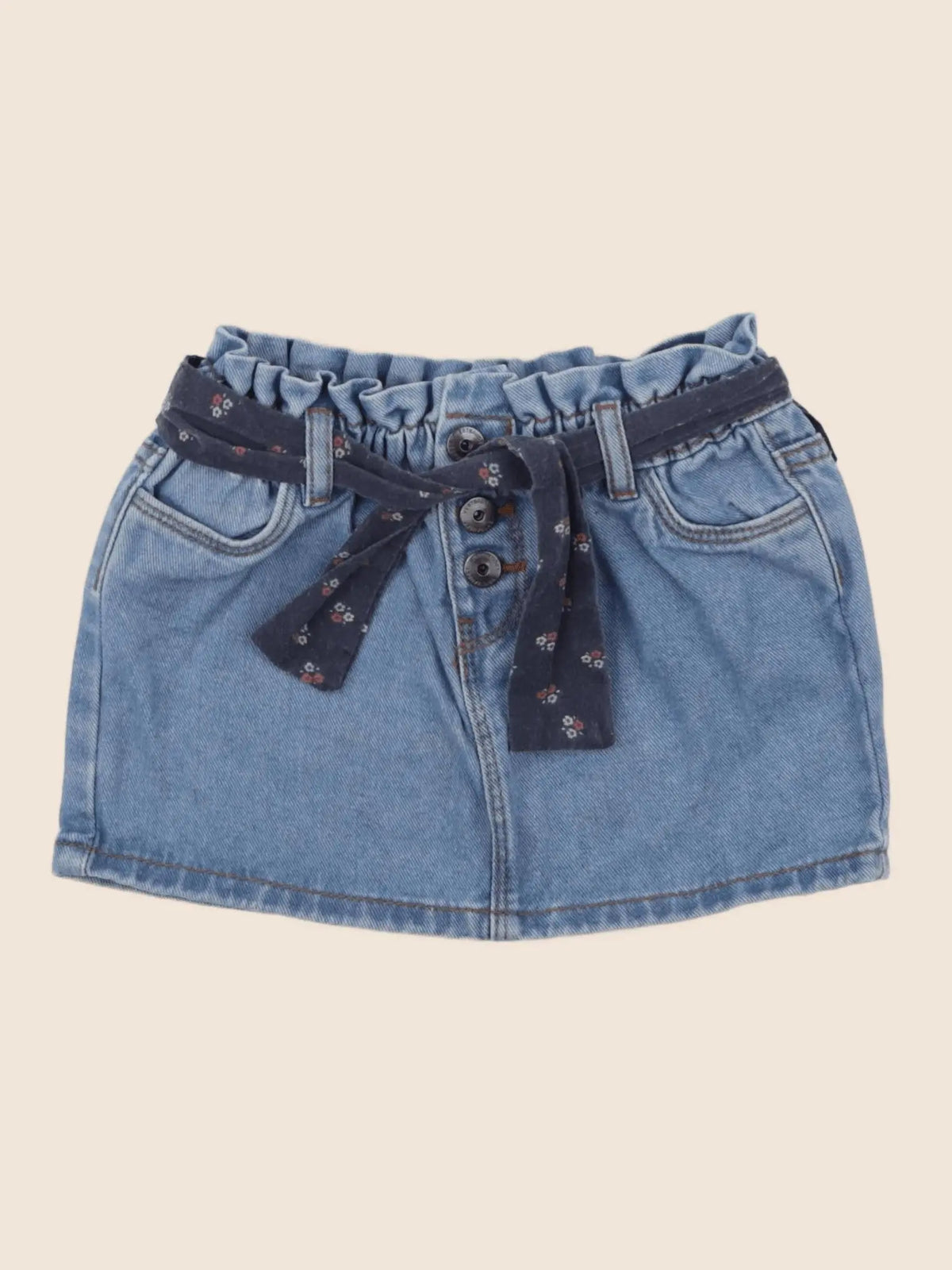 Vertbaudet - jupe bleu - 3 ans