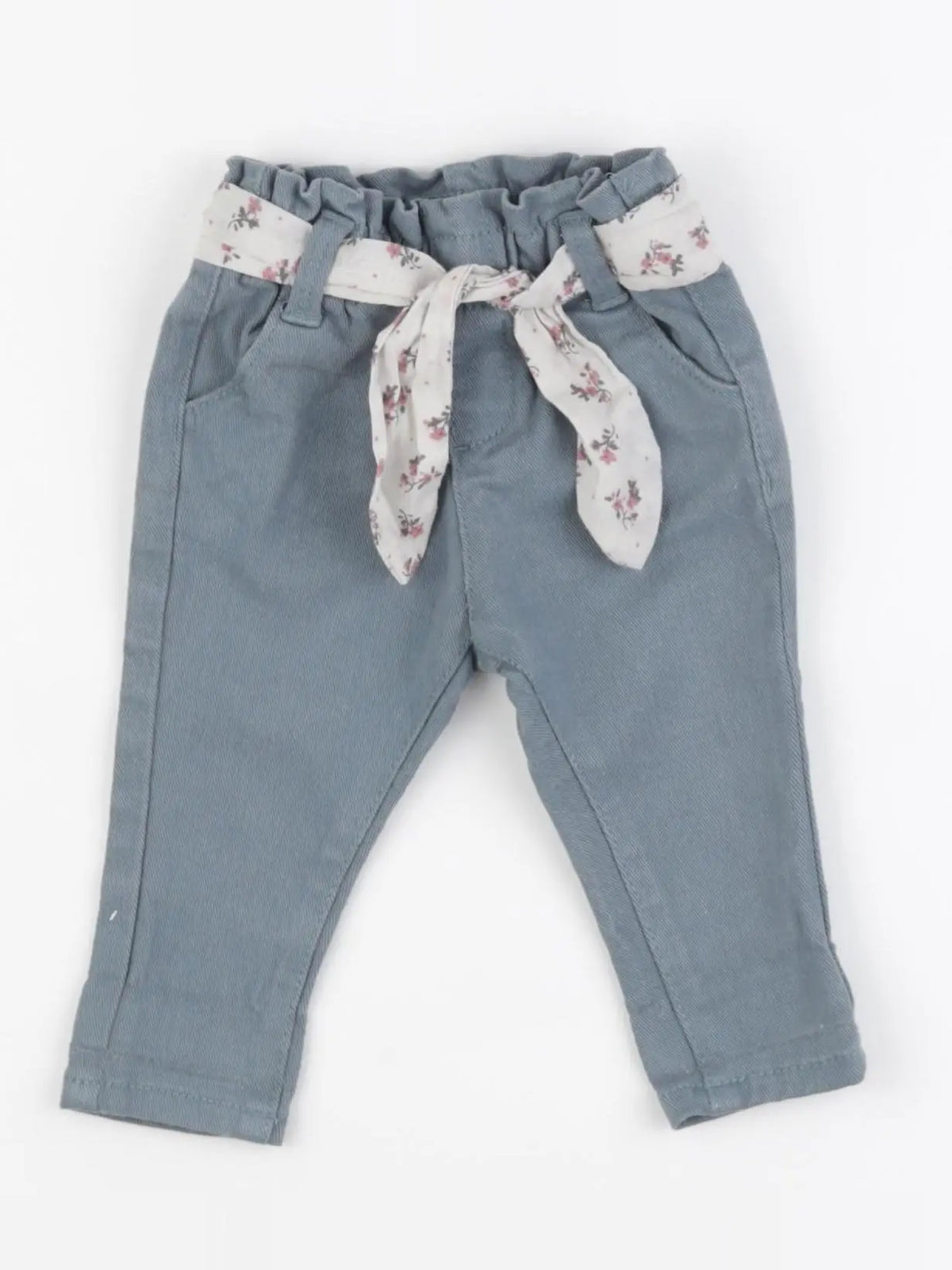 Vertbaudet - pantalon vert - 3 mois