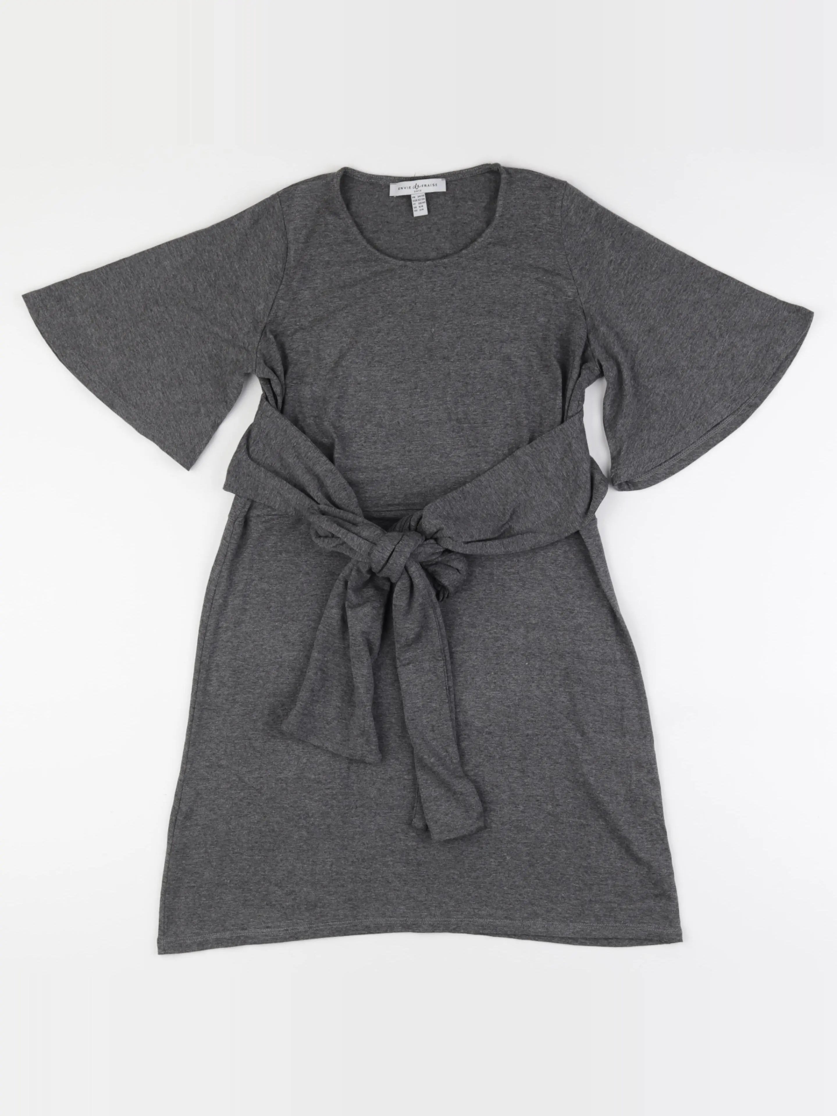 Envie de fraise - tee-shirt grossesse gris - 34 à 36