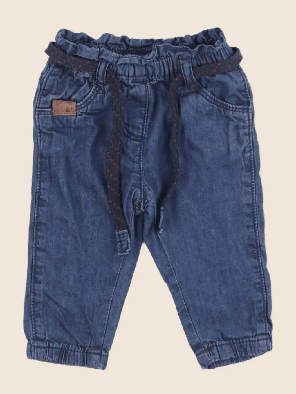 Vertbaudet - pantalon bleu - 3 mois