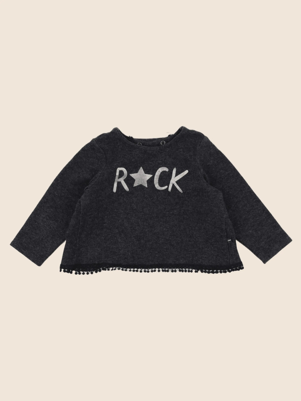 IKKS - sweat noir - 18 mois