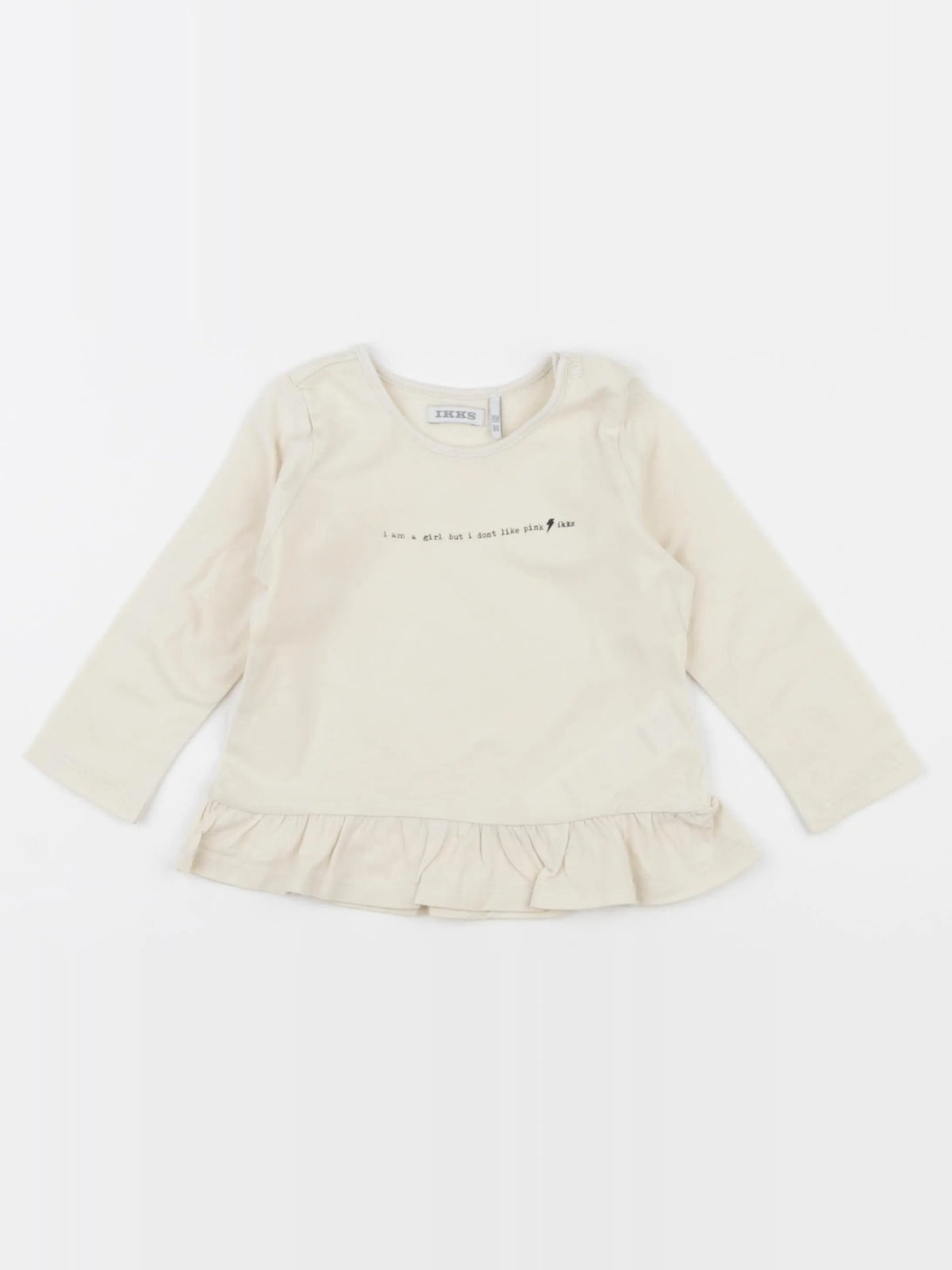 IKKS - tee-shirt jaune - 18 mois