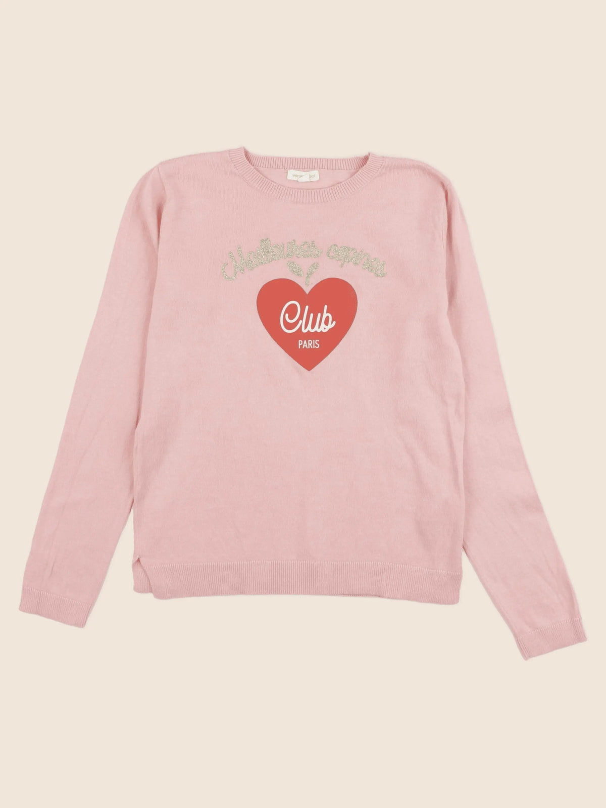 Vertbaudet - pull rose - 10 ans