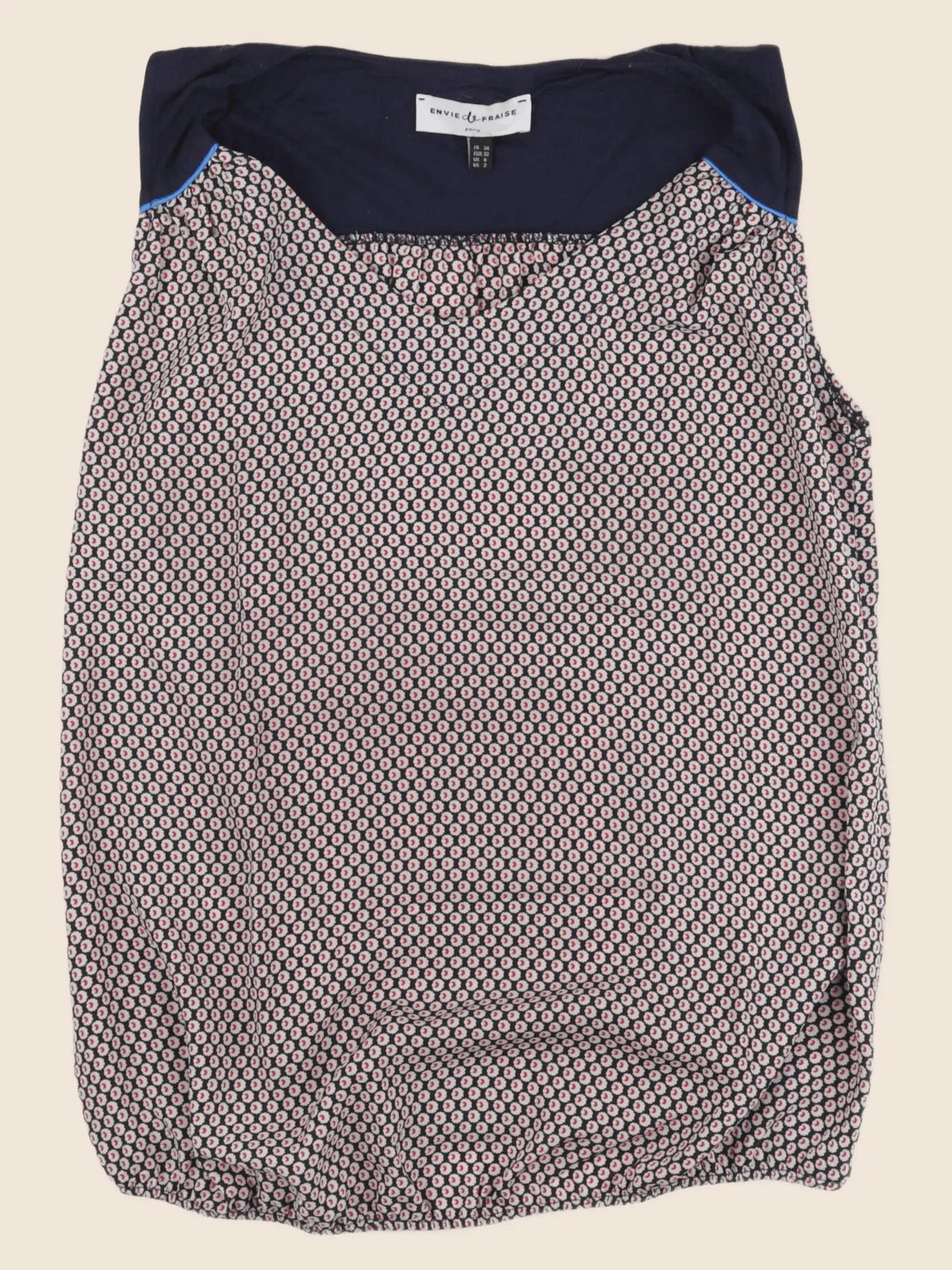 Envie de fraise - blouse grossesse noir, rouge - 34