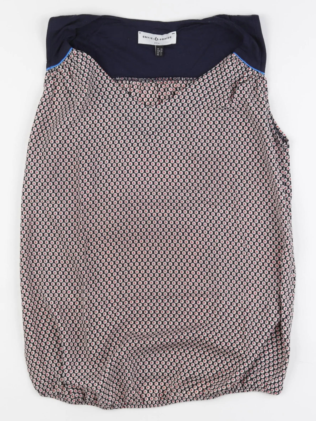 Envie de fraise - blouse grossesse noir, rouge - 34