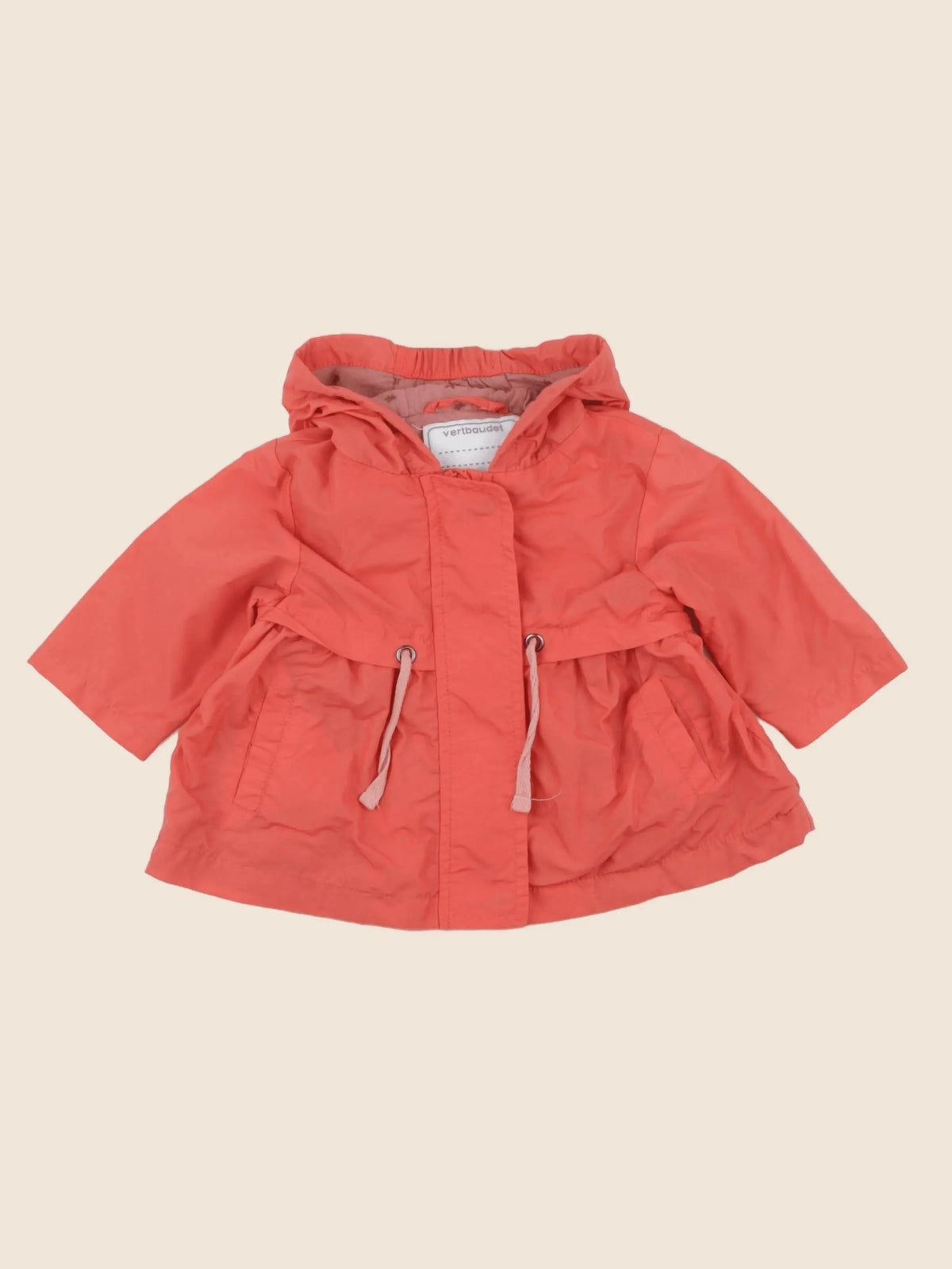 Vertbaudet - imperméable rose - 3 mois