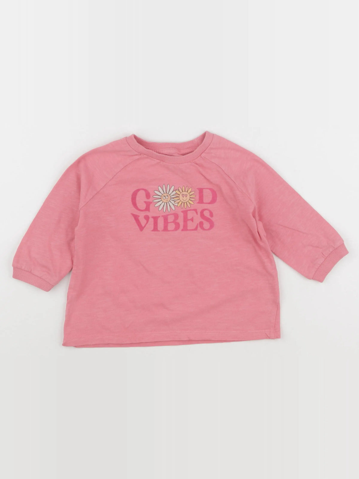 Vertbaudet - tee-shirt rose - 4 ans